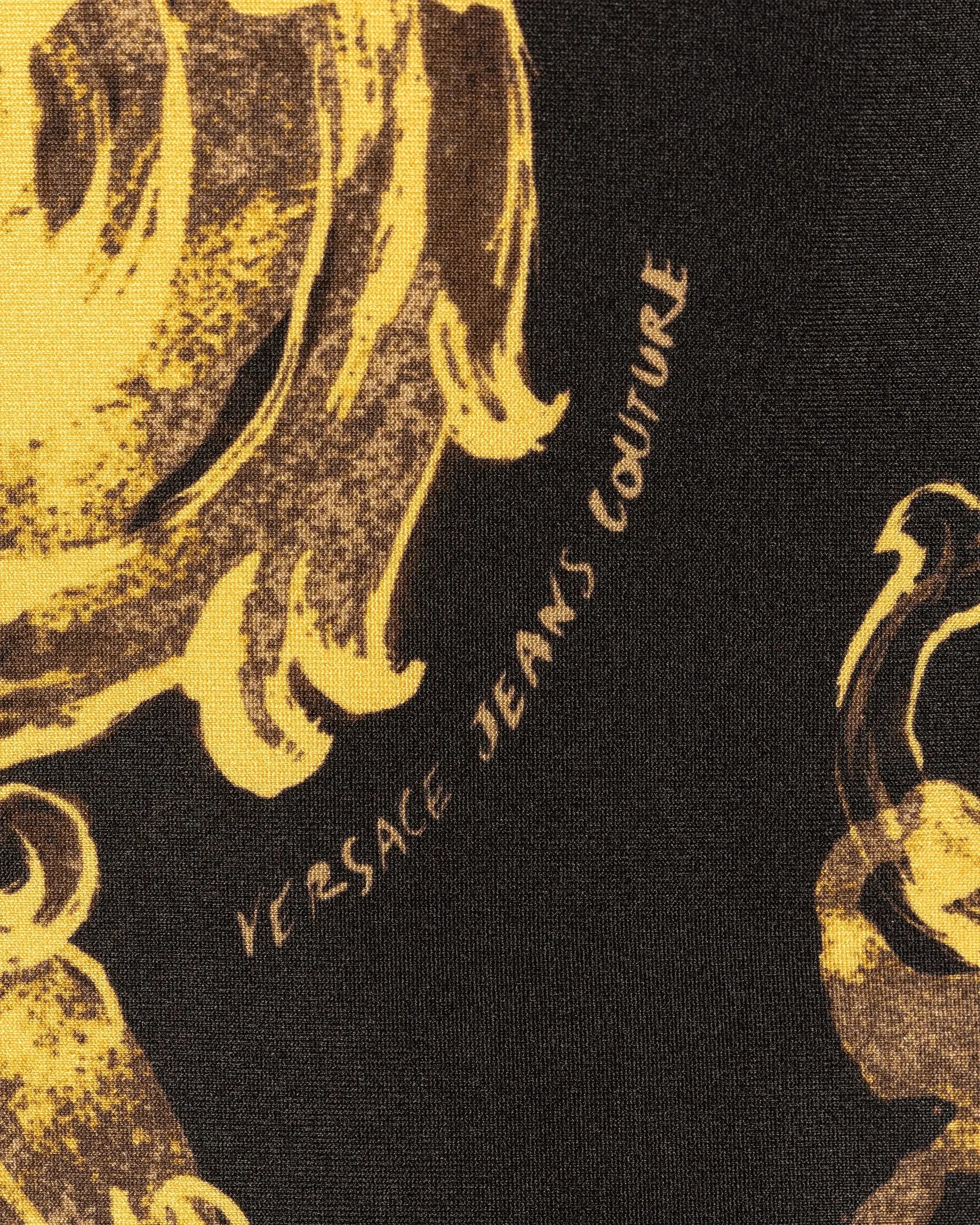 Watercolor Baroque Printed Double Strap Mini Dress - DIHSAN