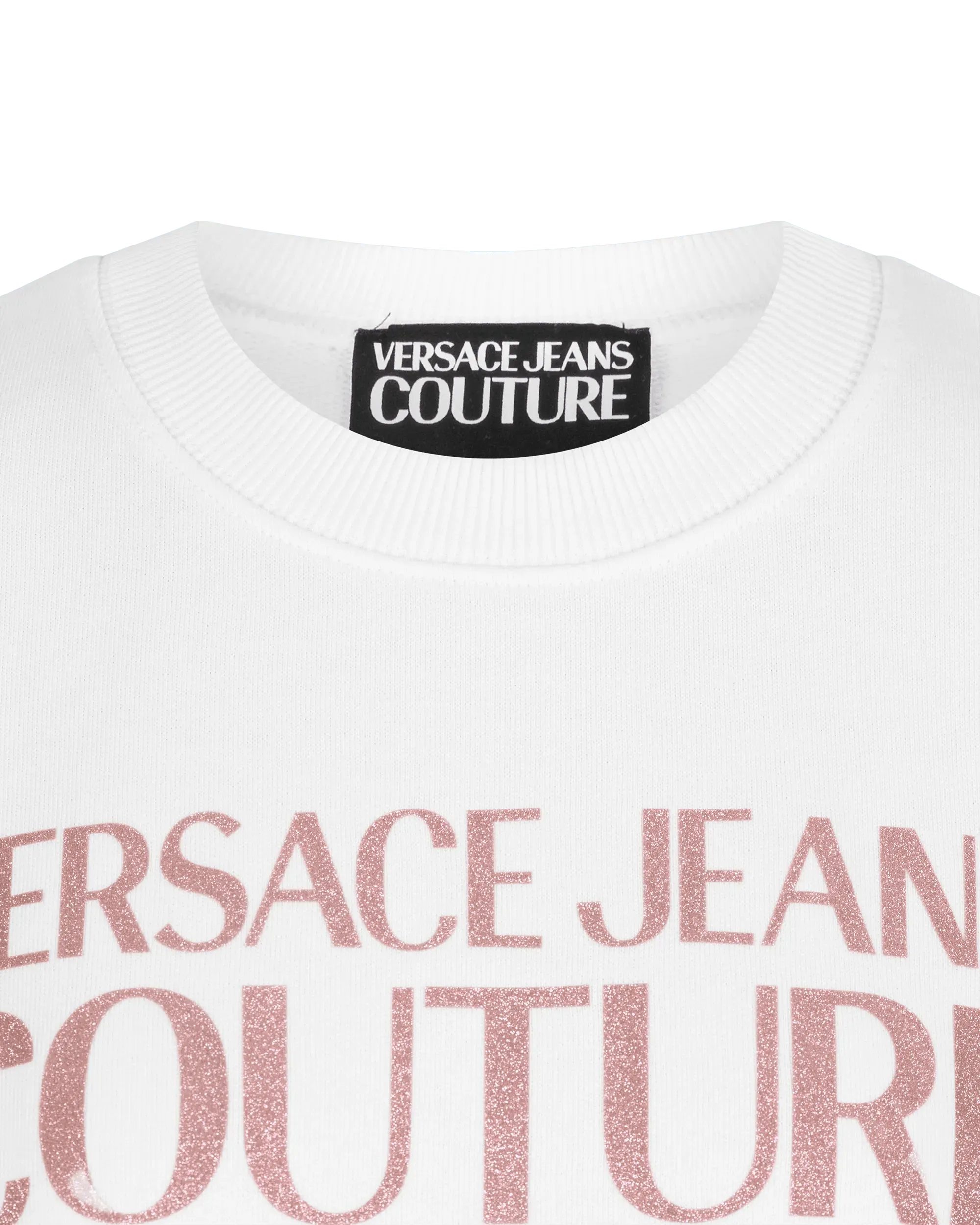 High-Low Hem Institutional Logo Print Sweatshirt - DIHSAN