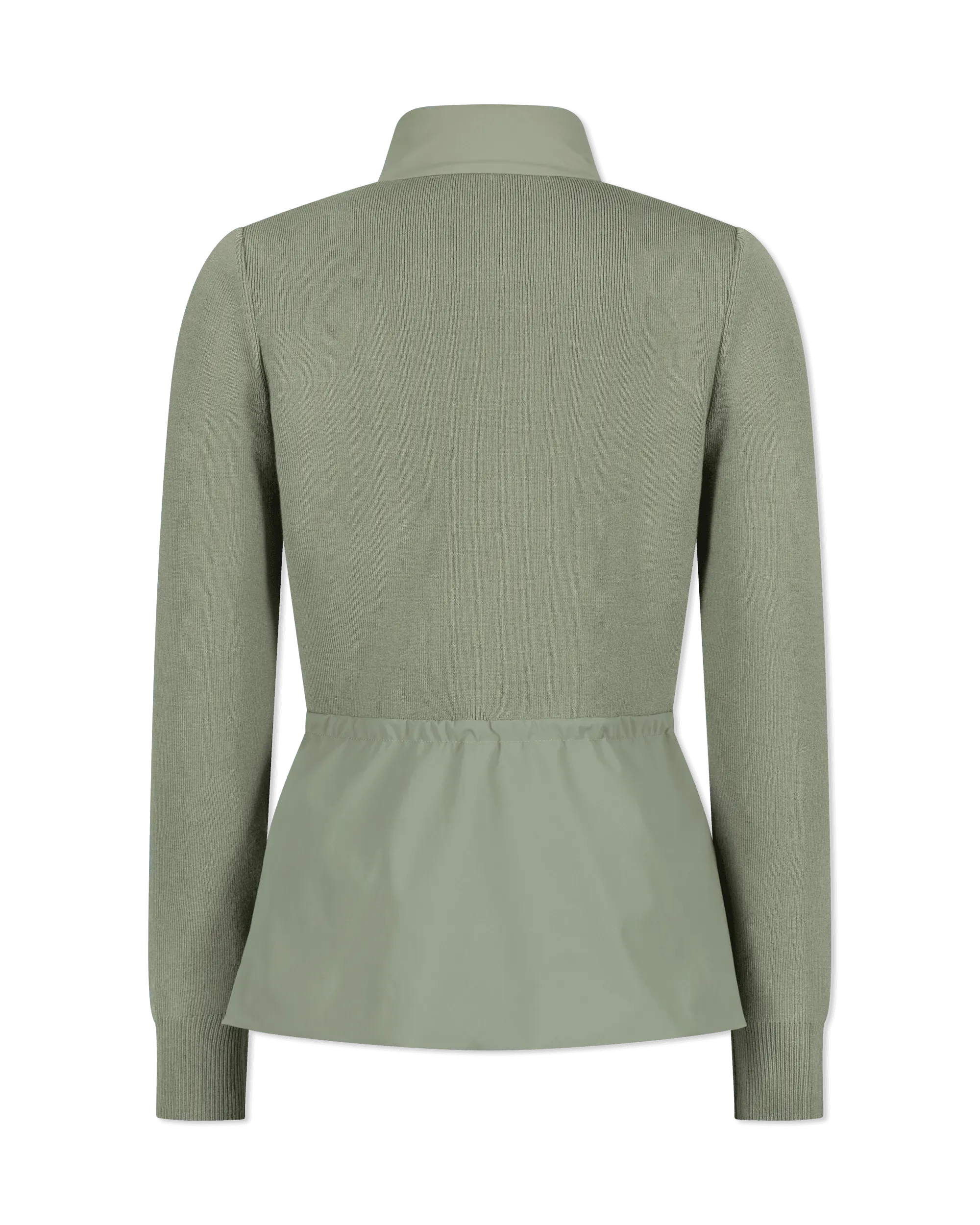 Laika Quilted Down Peplum Jacket - DIHSAN