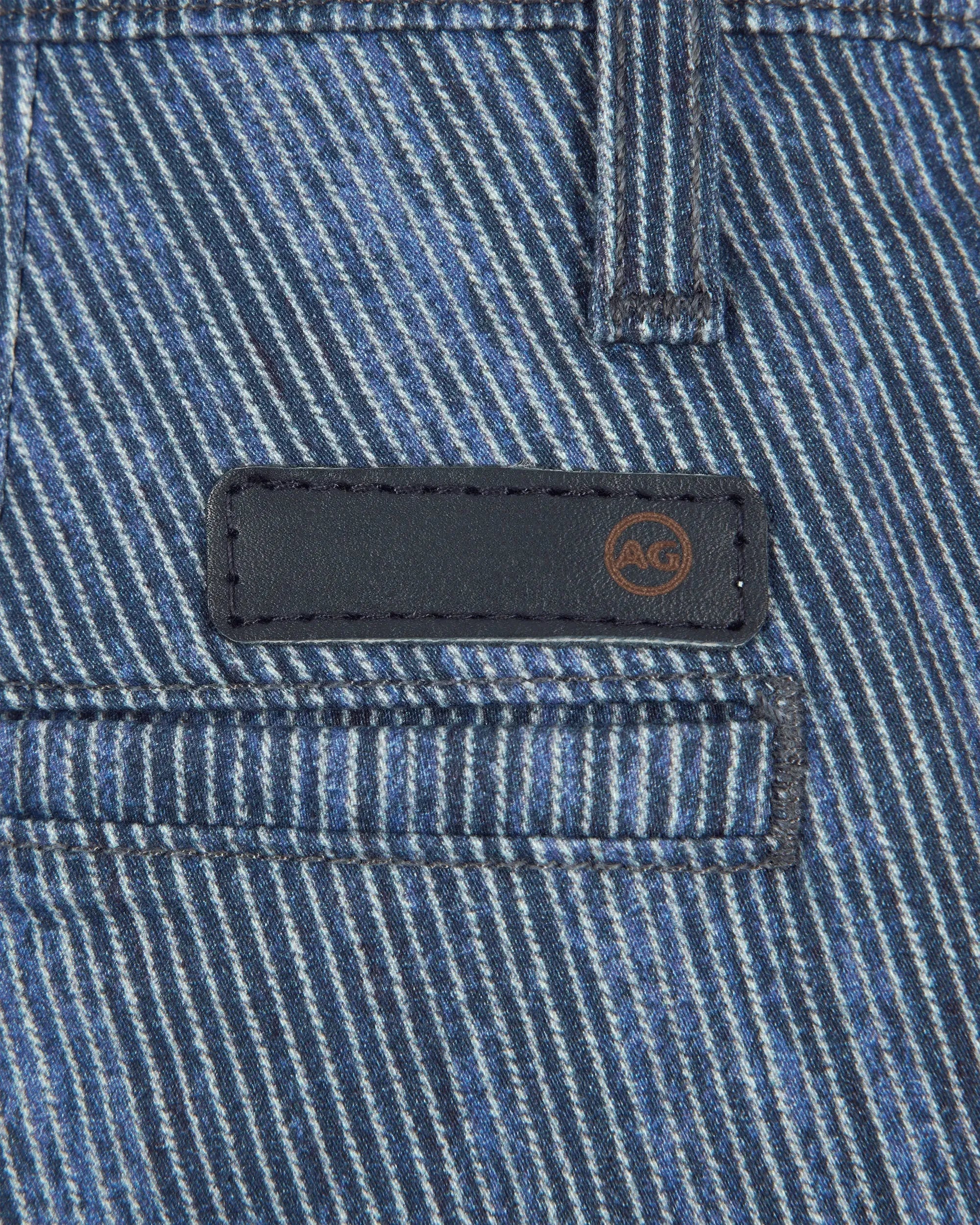 Wanderer Slim Striped Trouser Short - DIHSAN