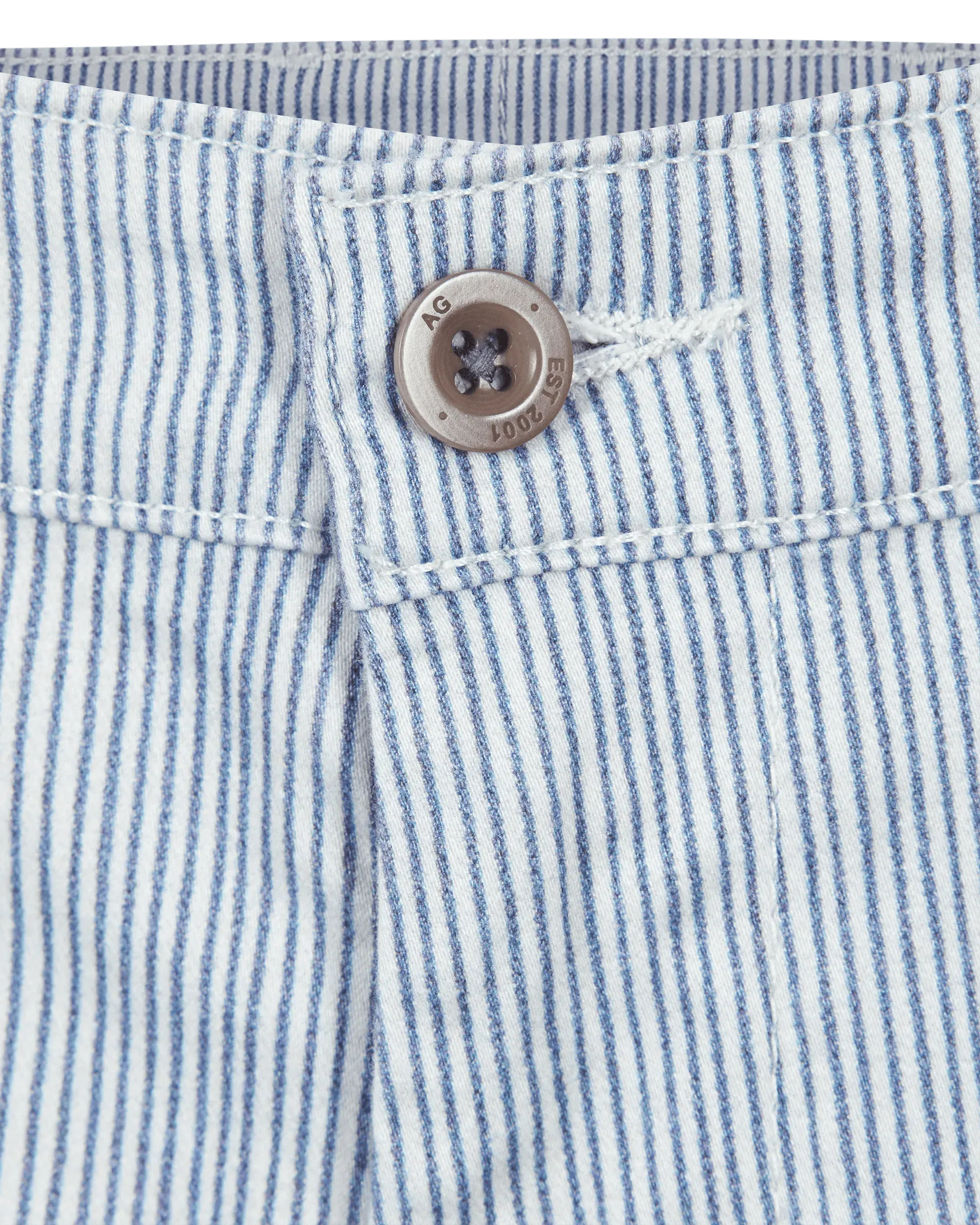 Wanderer Slim Striped Trouser Short - DIHSAN