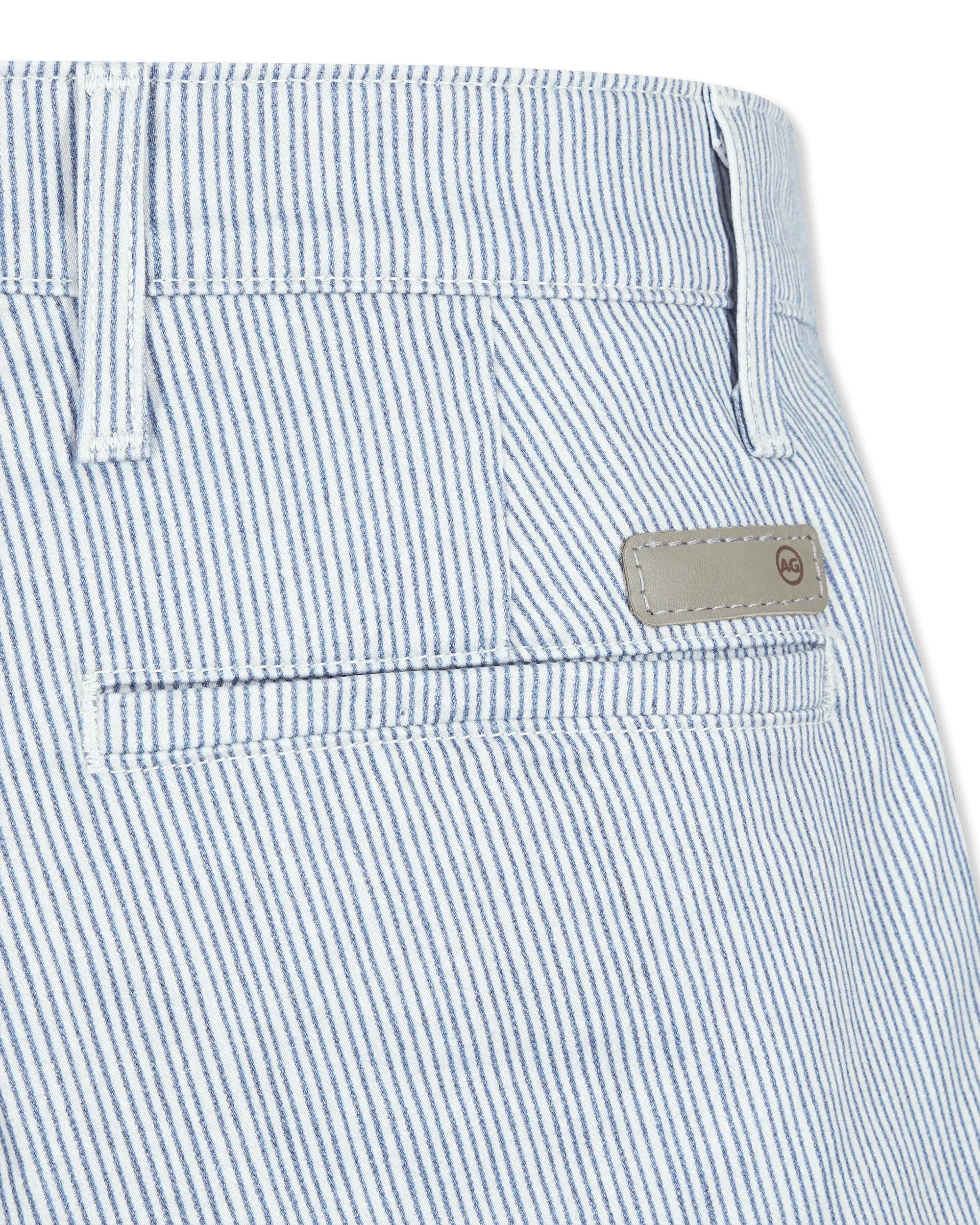 Wanderer Slim Striped Trouser Short - DIHSAN