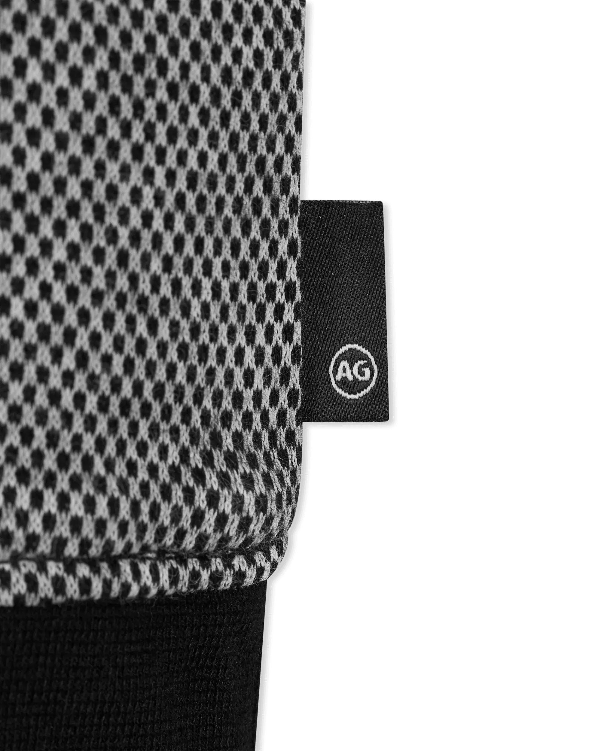 Bryce Johnny Collar Mini Check Polo Shirt - DIHSAN