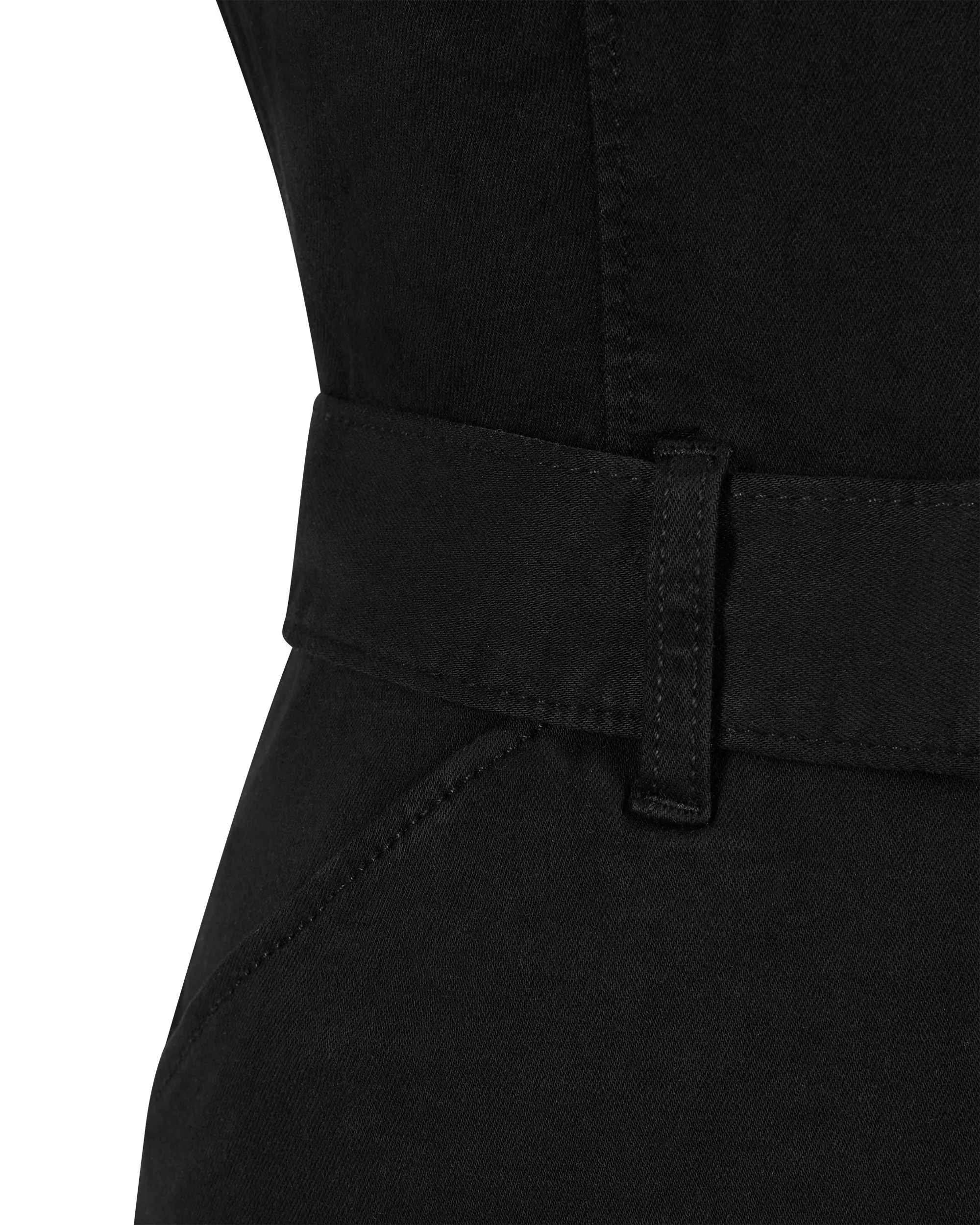 Manhattan Halter Denim Jumpsuit - DIHSAN