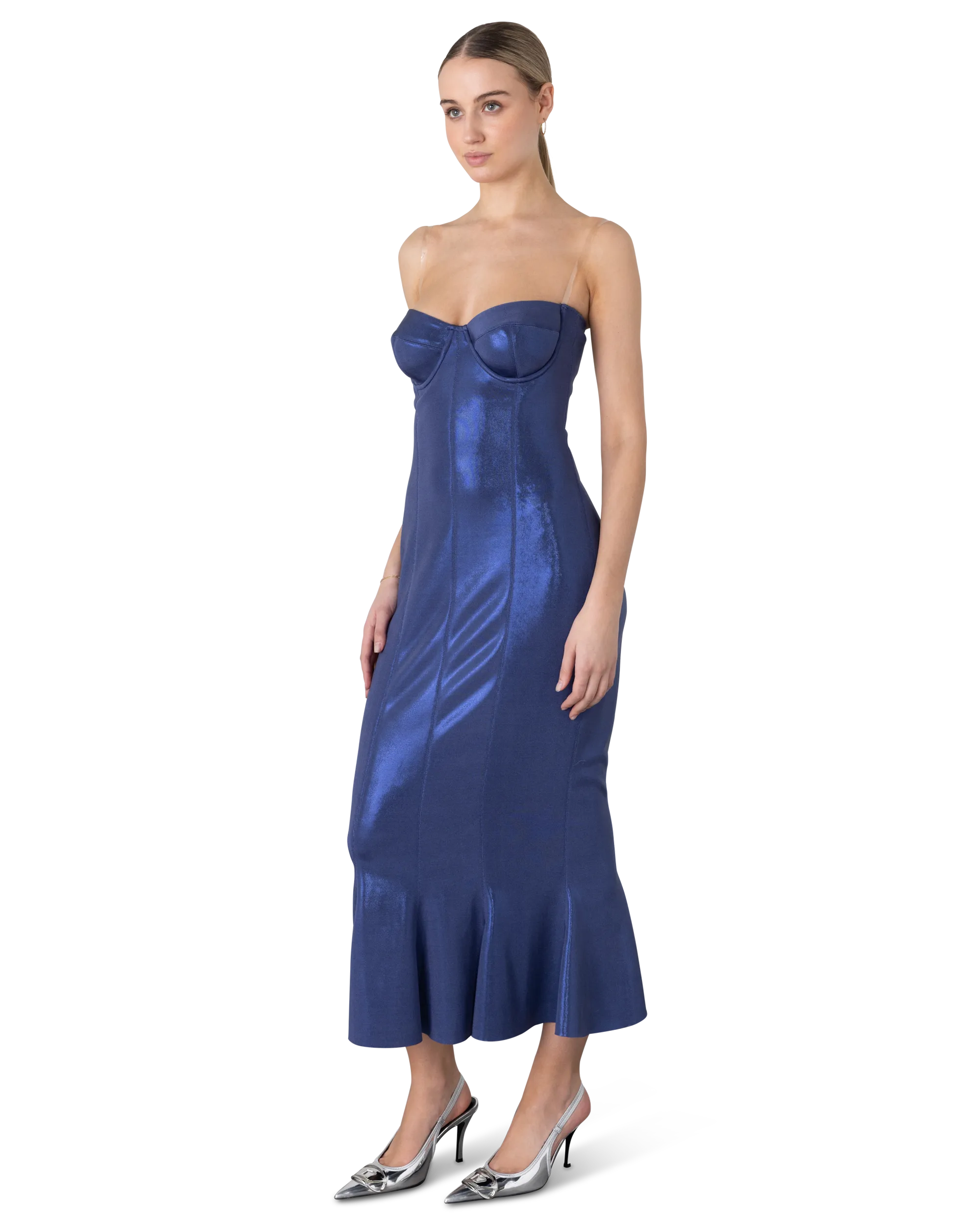 Corset Sweetheart Neckline Dress