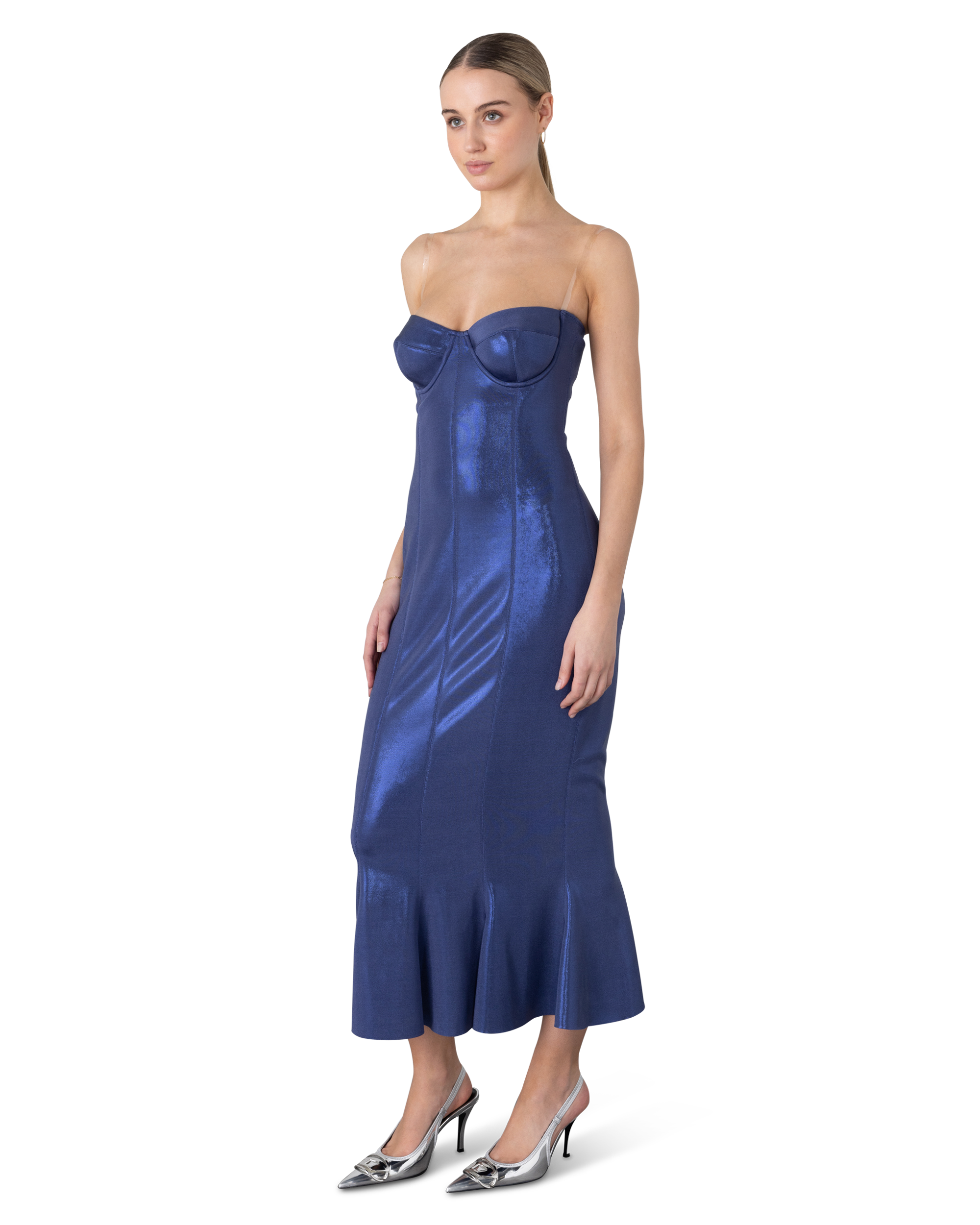 Corset Sweetheart Neckline Dress