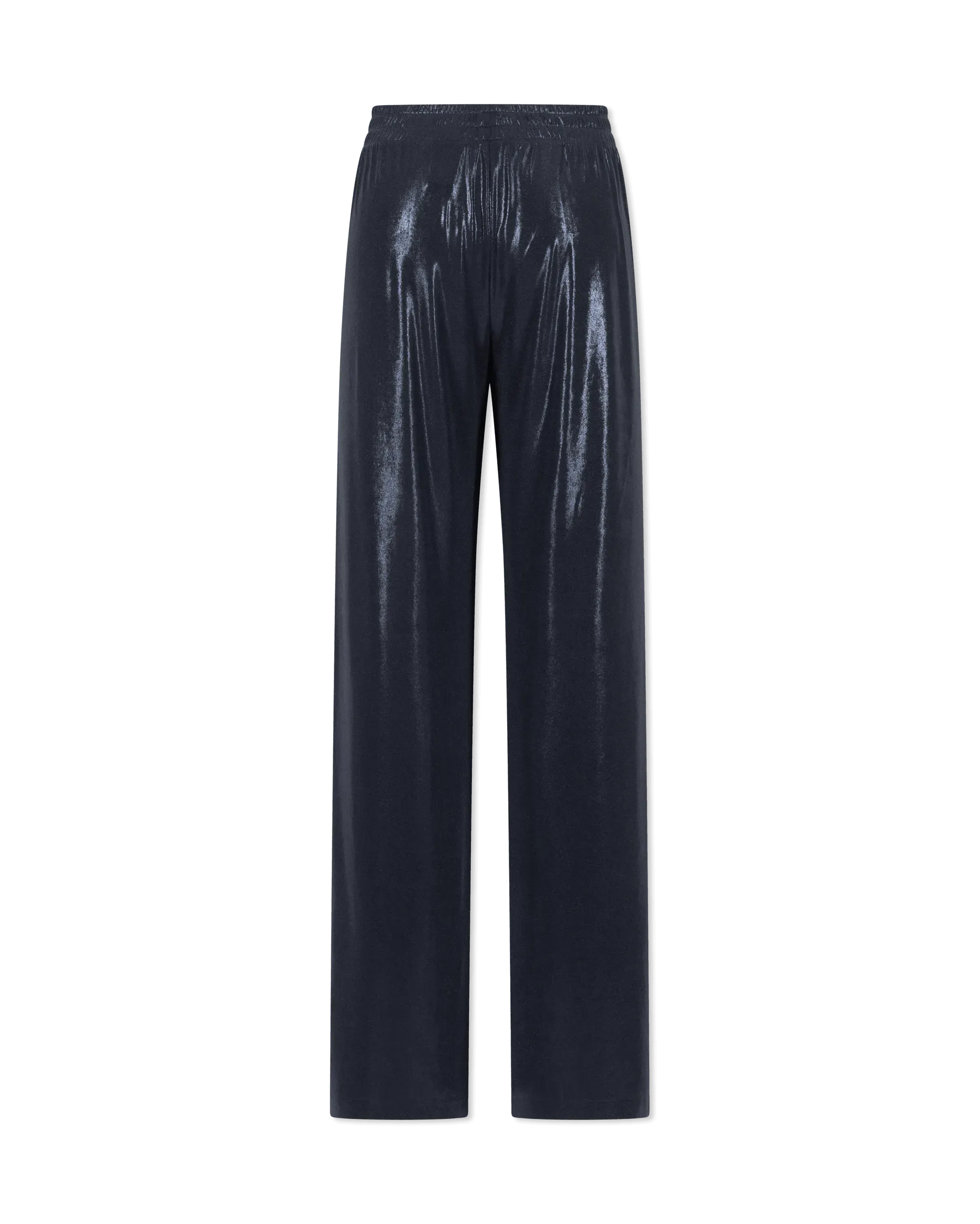Metallic Straight Leg Sweatpants - DIHSAN