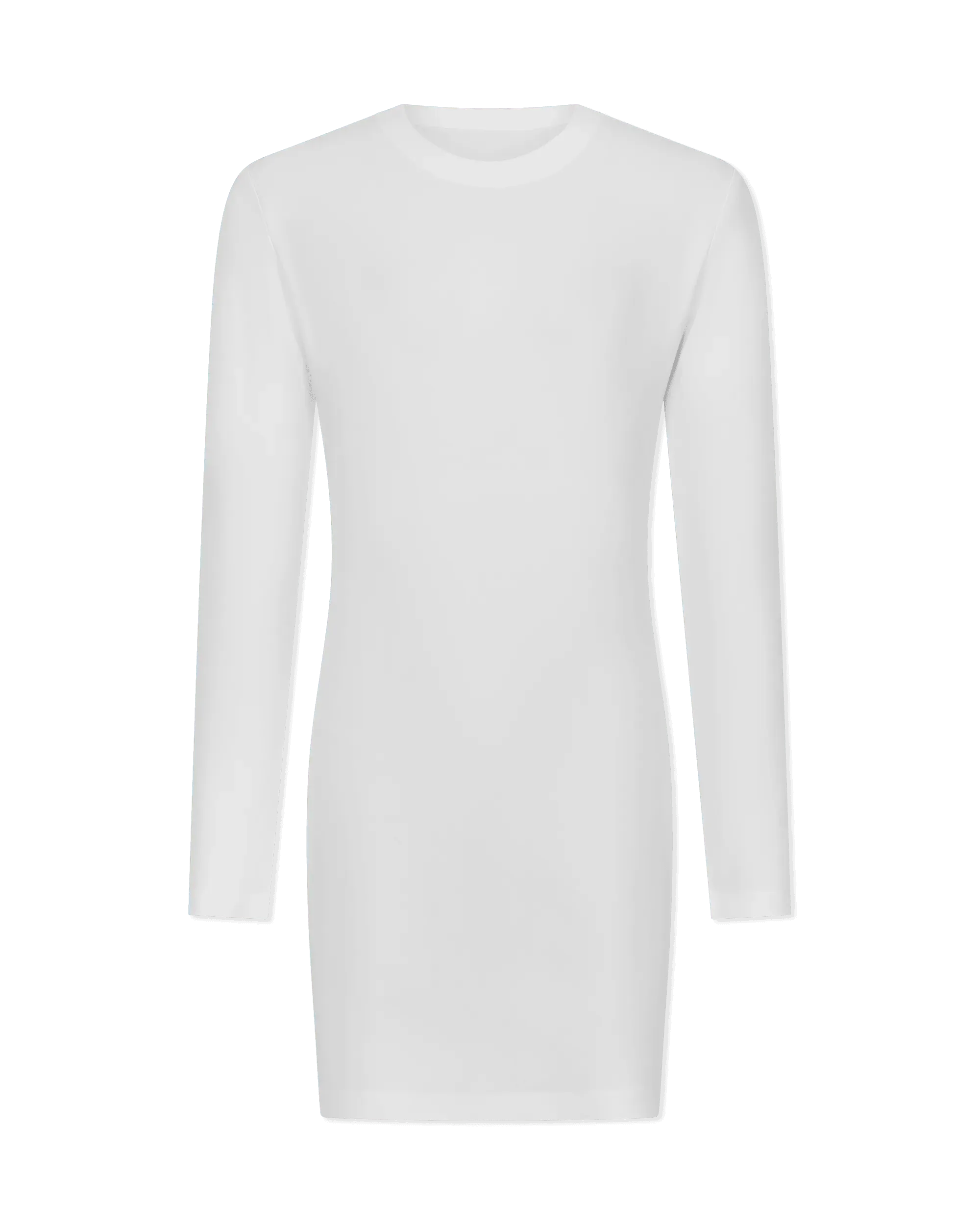 Long Sleeve Crewneck Mini Dress - DIHSAN