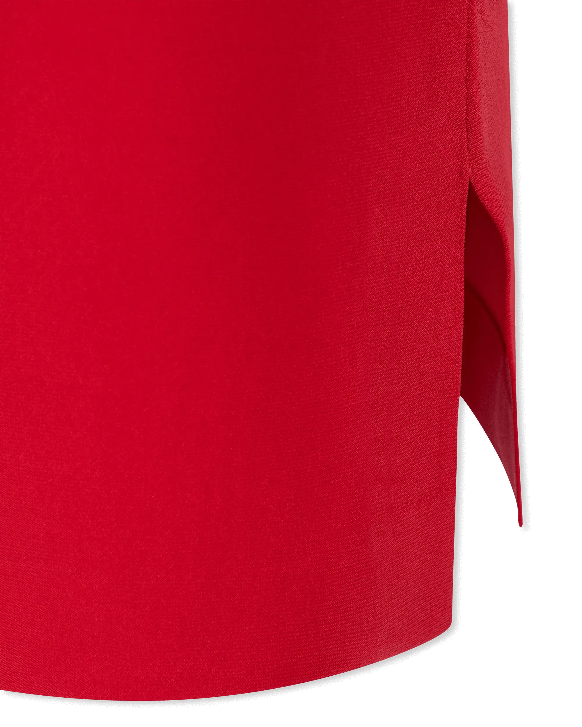 Halter Turtleneck Side Slit Minidress - DIHSAN