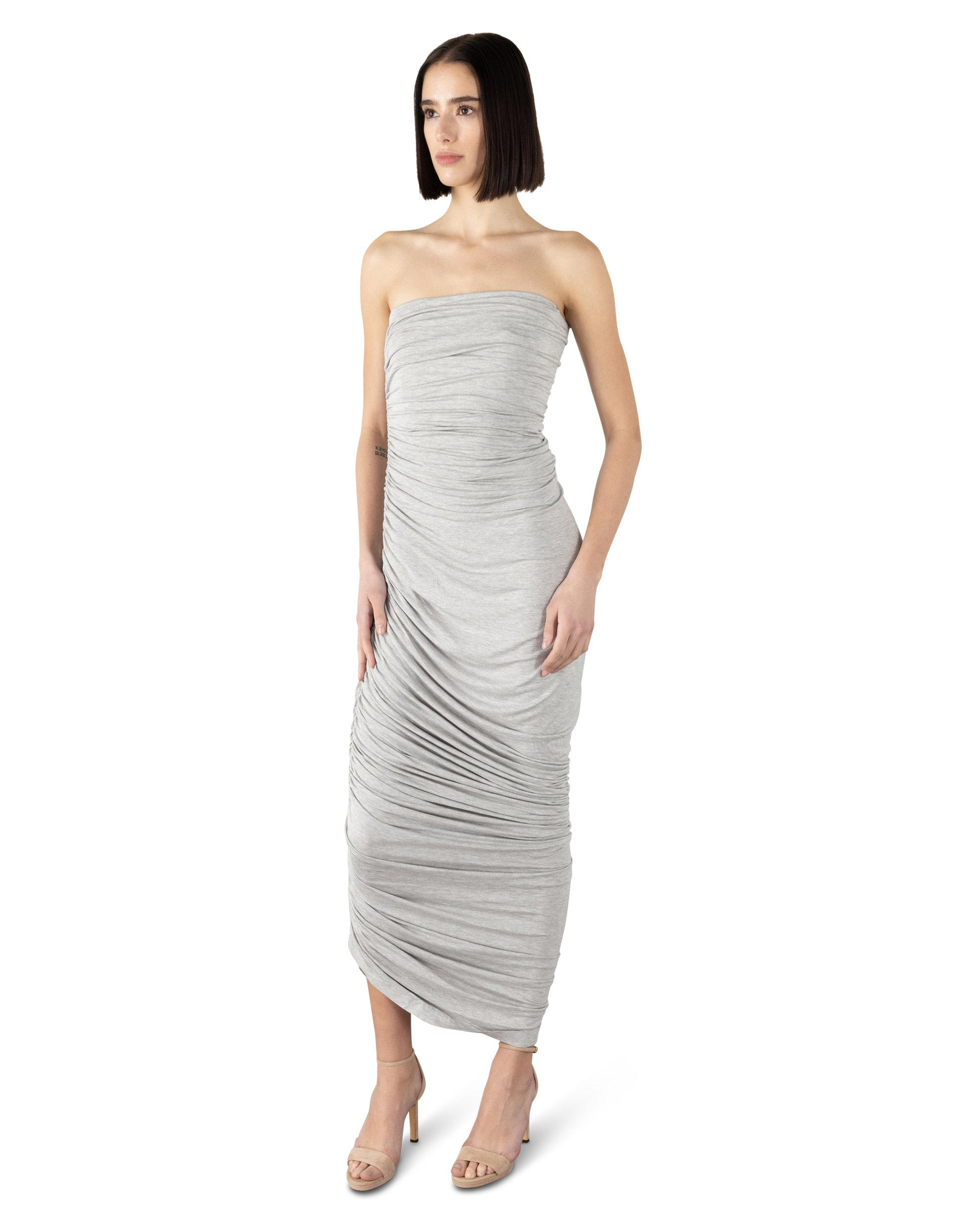 Norma Kamali Diana Strapless Dress XL