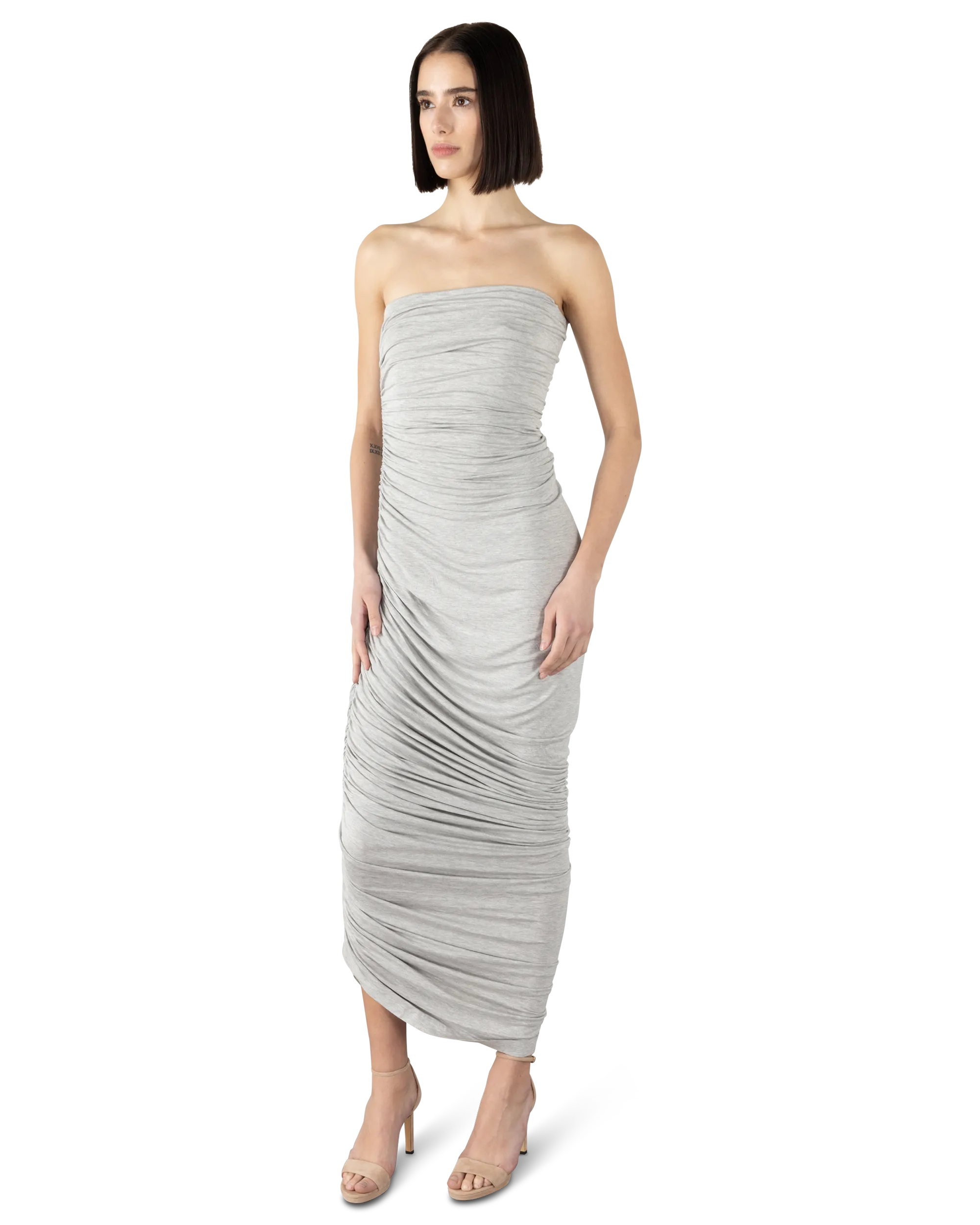 Norma Kamali Diana Strapless Dress XL
