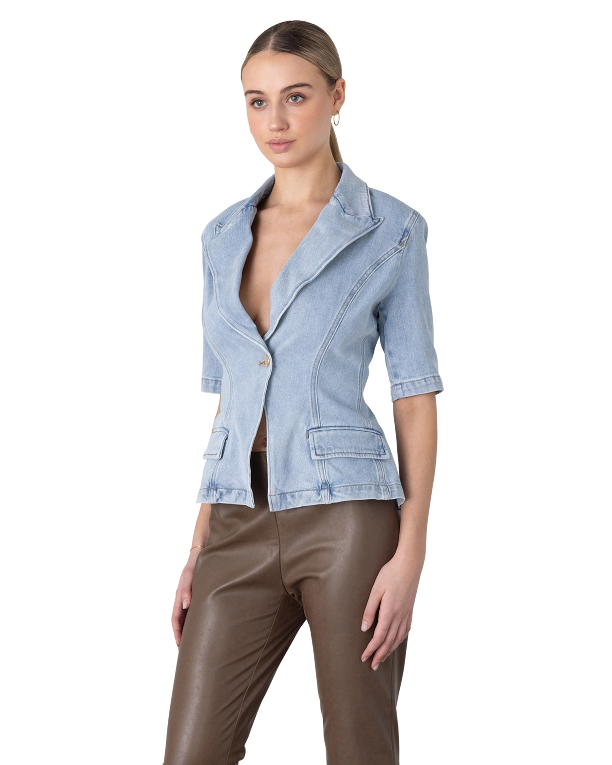 Generation Love Melbourne Denim Blazer