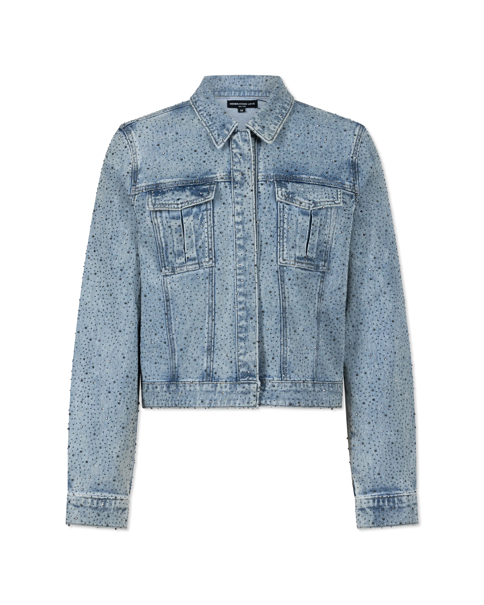 Generation Love Leona Rhinestone Denim Jacket