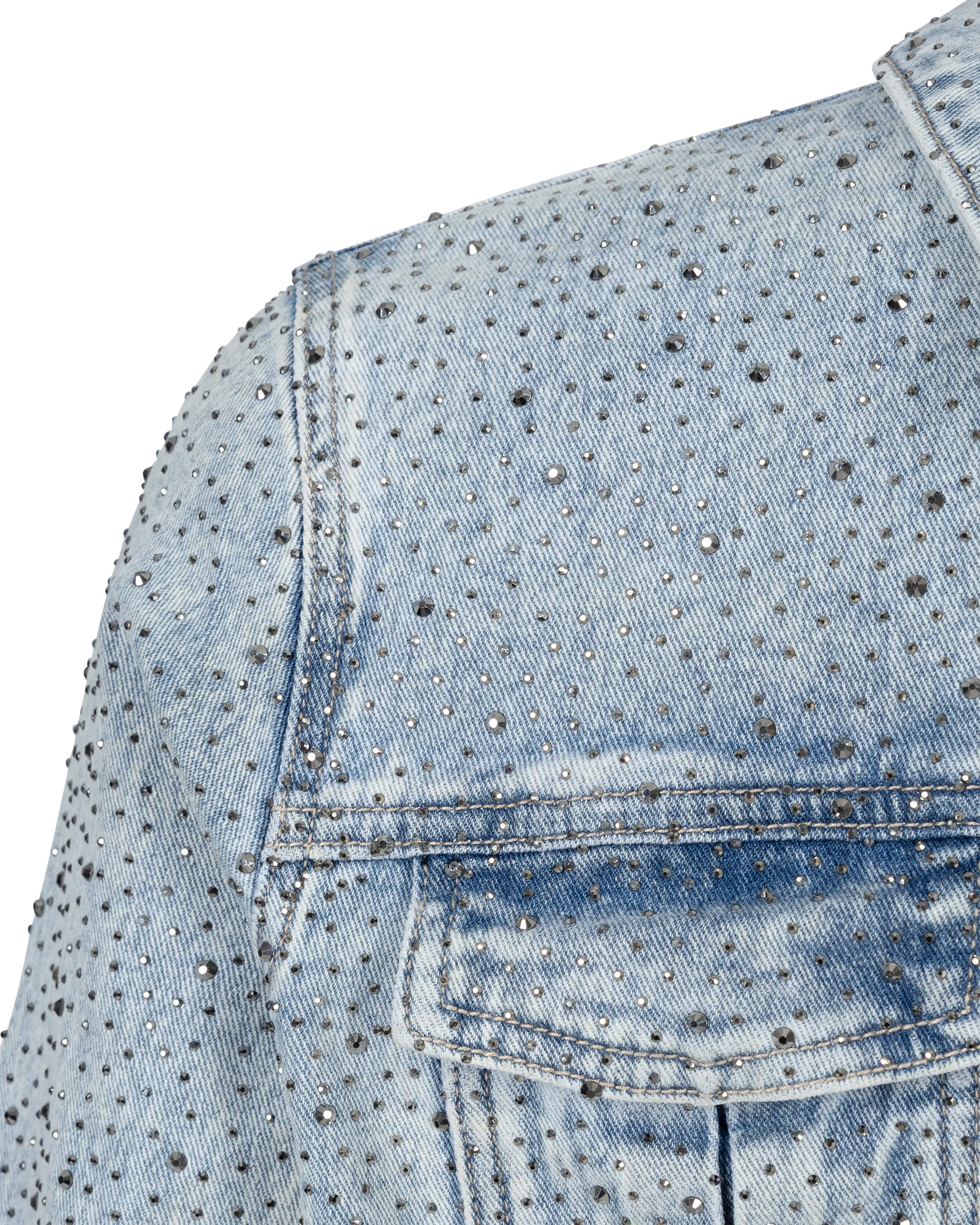 Generation Love Leona Rhinestone Denim Jacket