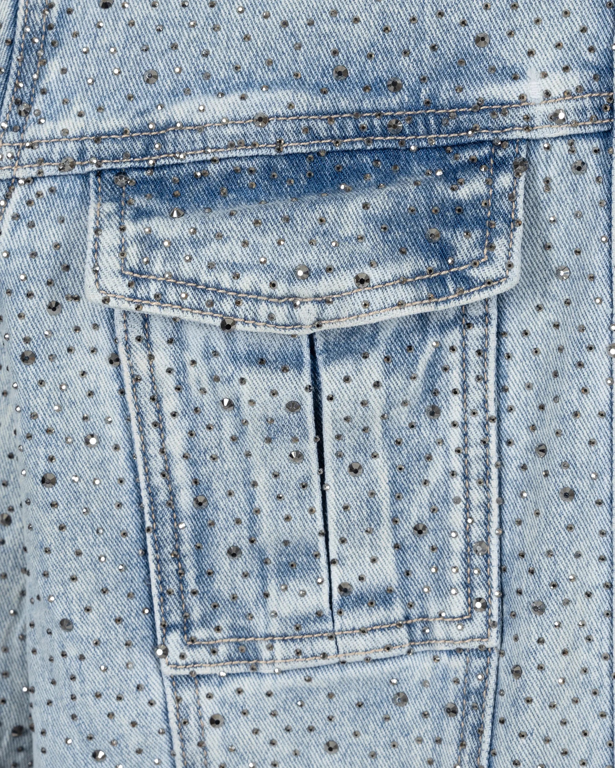 Generation Love Leona Rhinestone Denim Jacket