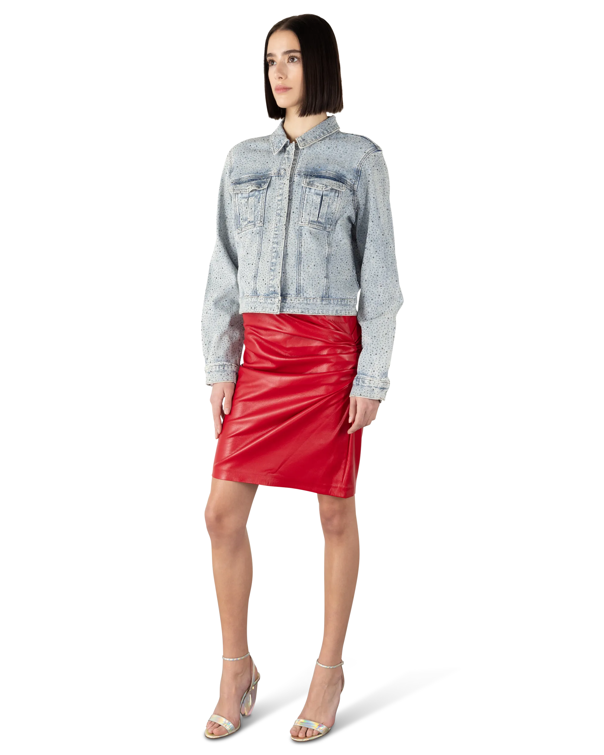 Generation Love Leona Rhinestone Denim Jacket