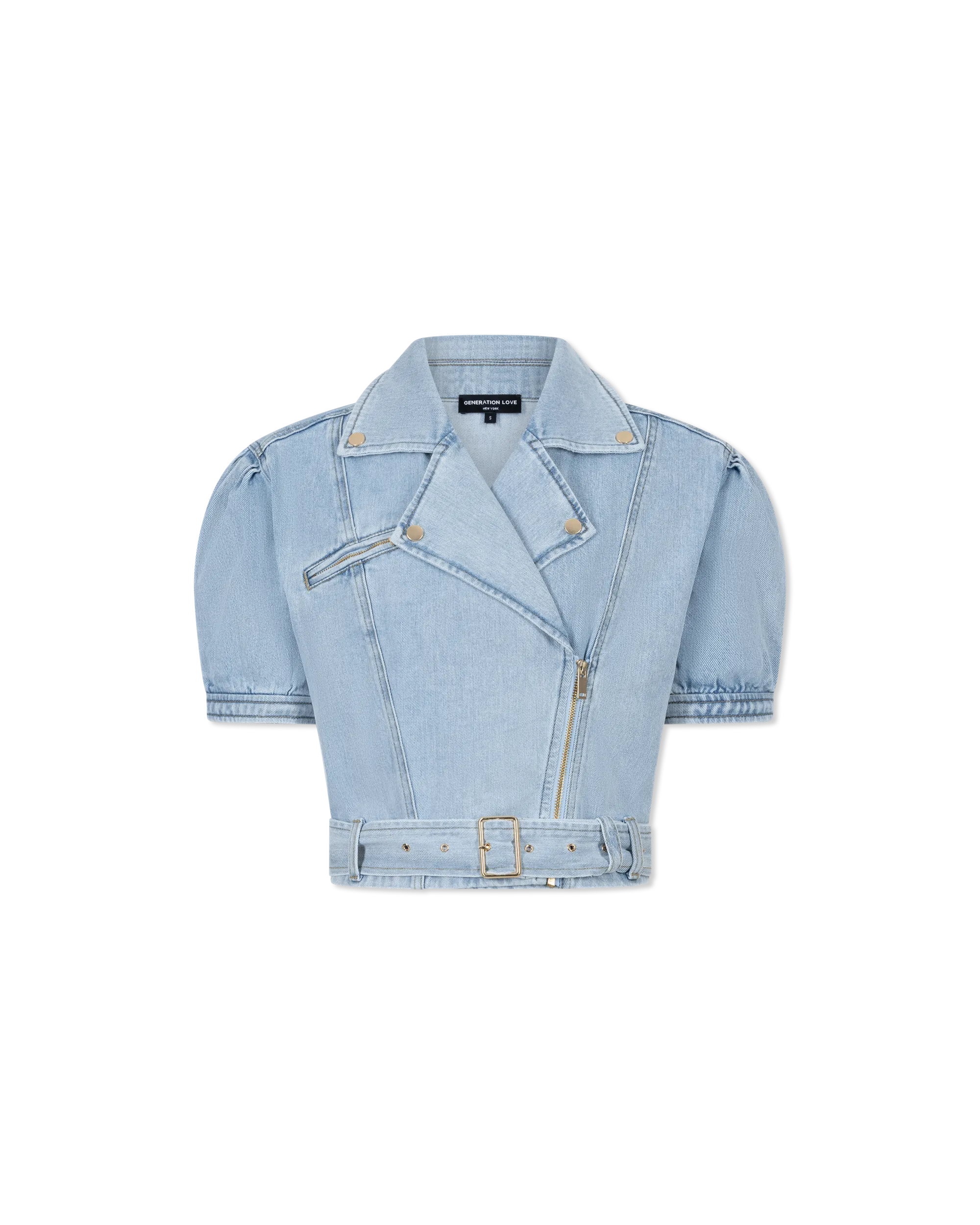 Generation Love Ivanna Half Sleeve Denim Jacket