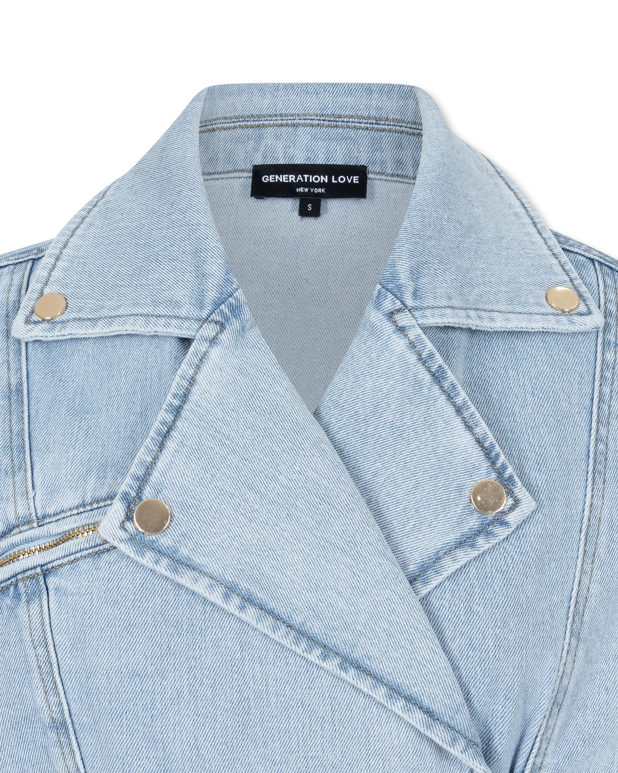 Generation Love Ivanna Half Sleeve Denim Jacket