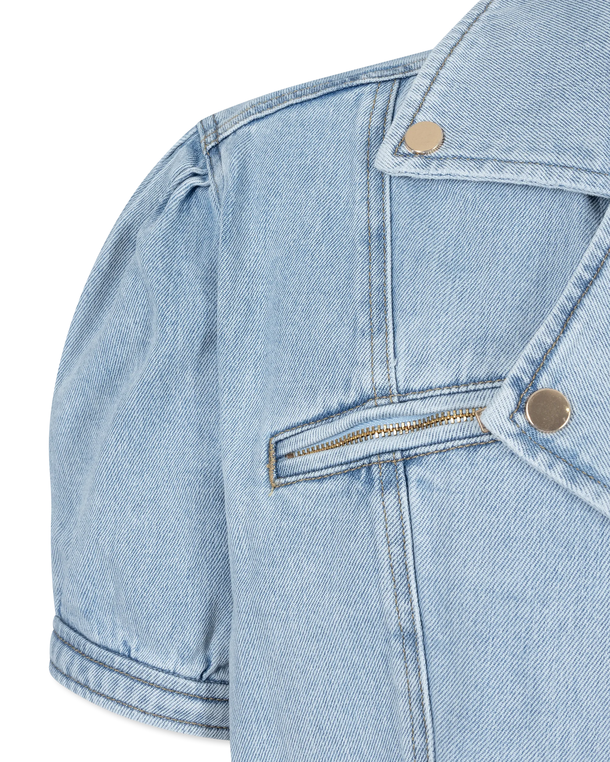 Generation Love Ivanna Half Sleeve Denim Jacket