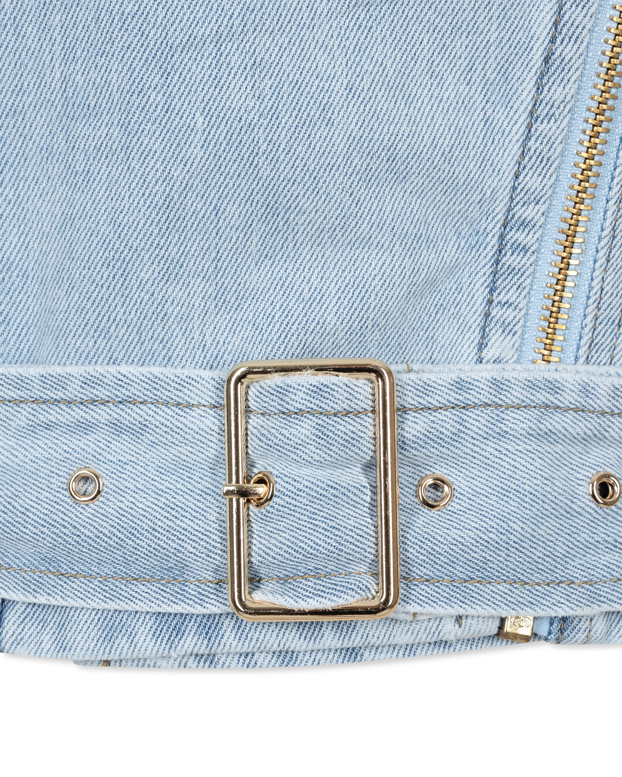 Generation Love Ivanna Half Sleeve Denim Jacket