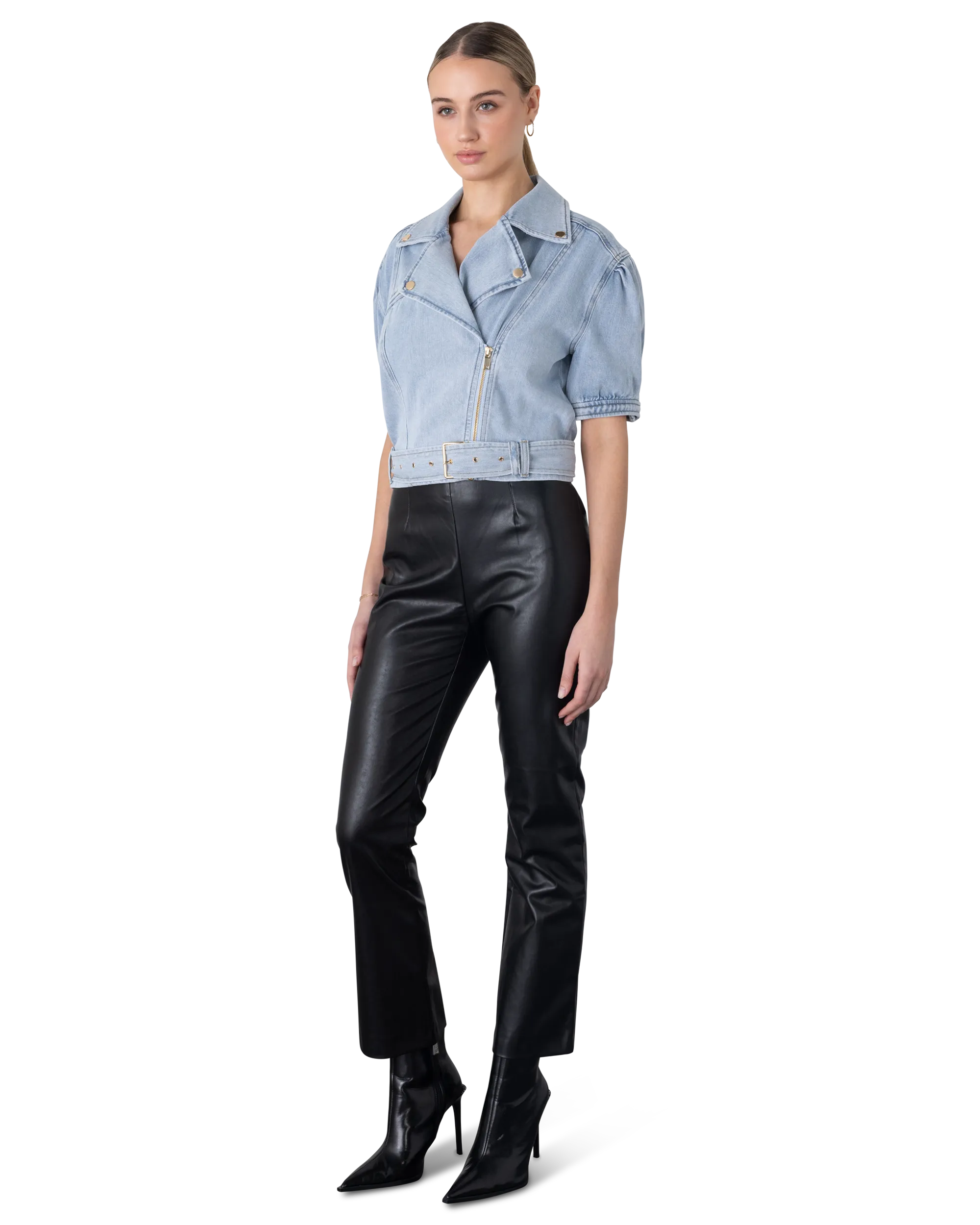 Generation Love Ivanna Half Sleeve Denim Jacket