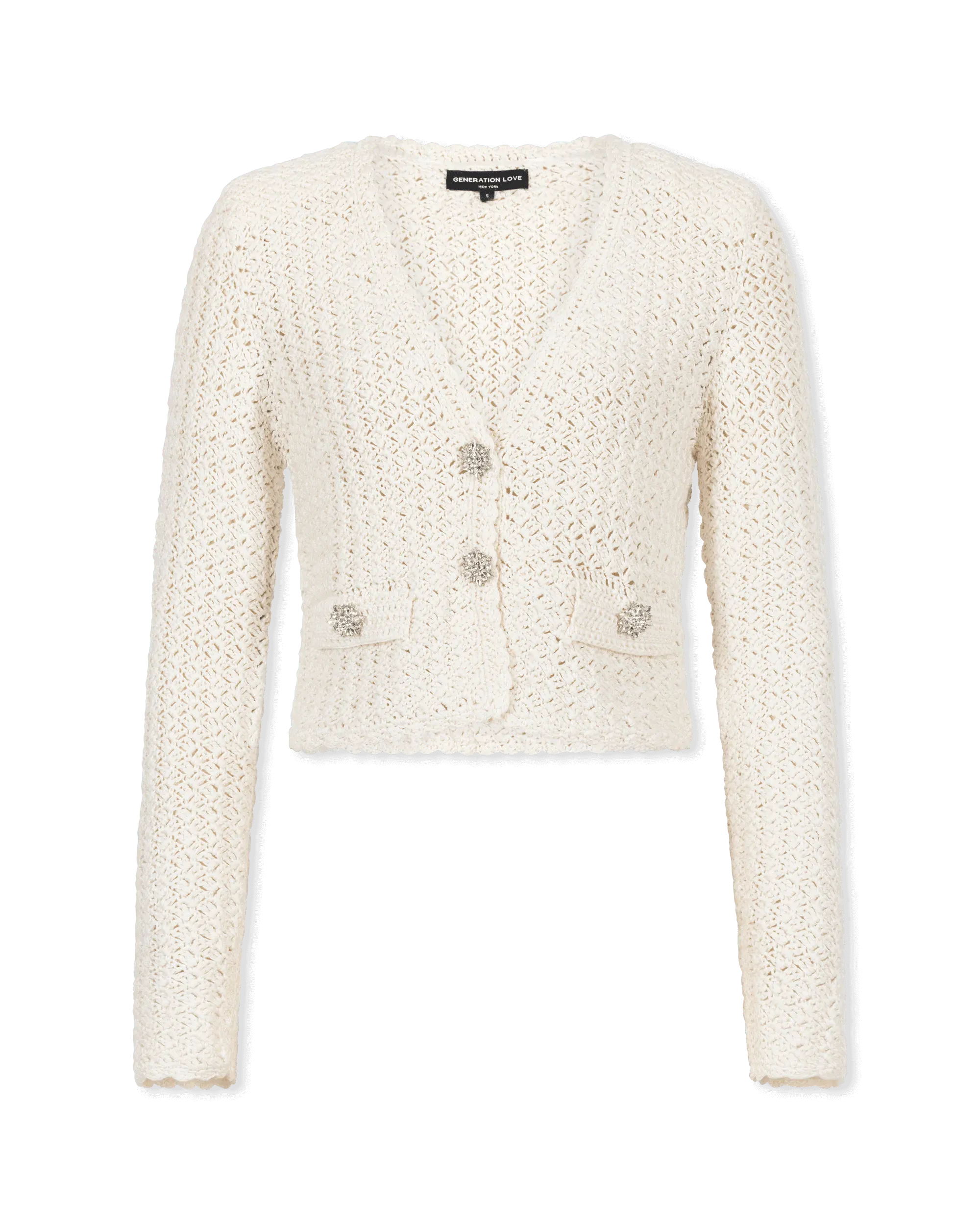 Generation Love Joy Crochet Cardigan - DIHSAN