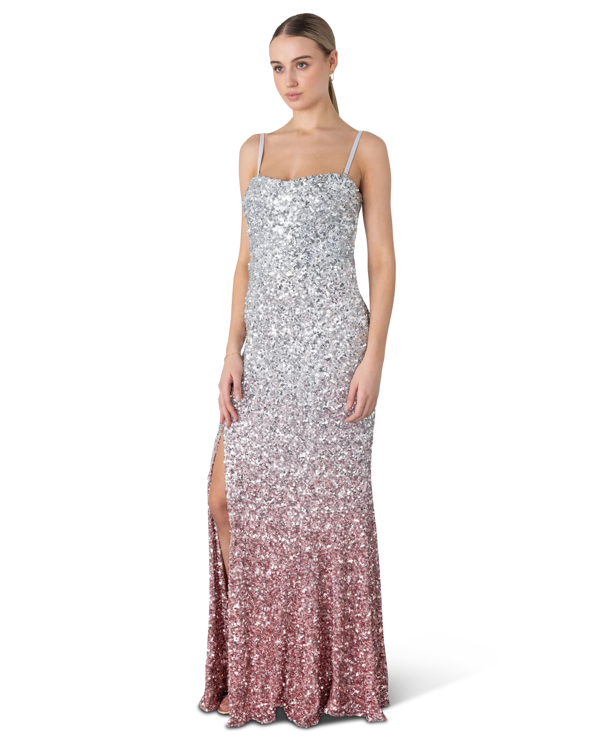 Nikita Dress The Population Sequin Gown