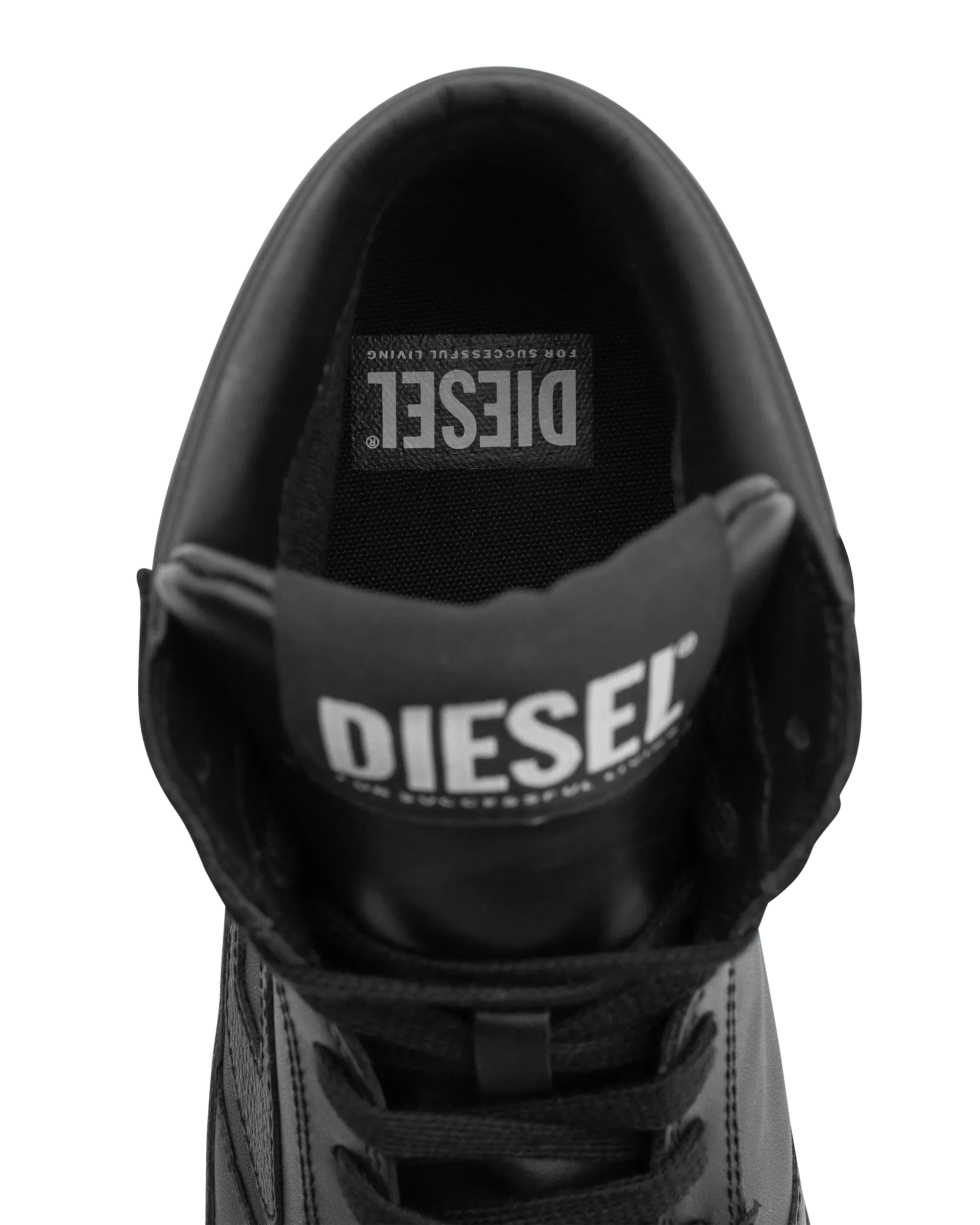 S-Leroji Mid Leather High-Top Sneakers - DIHSAN