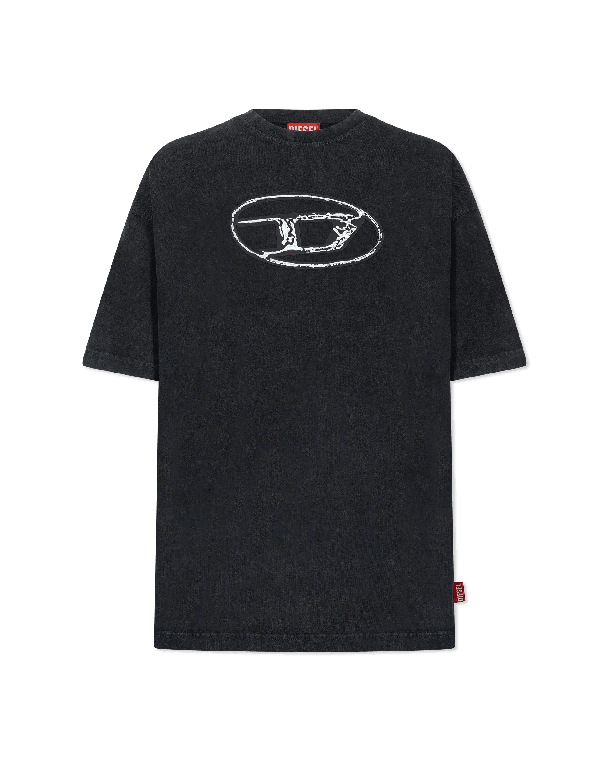Black Cotton T-Boxt Q22 T-Shirt by Diesel | DIHSAN