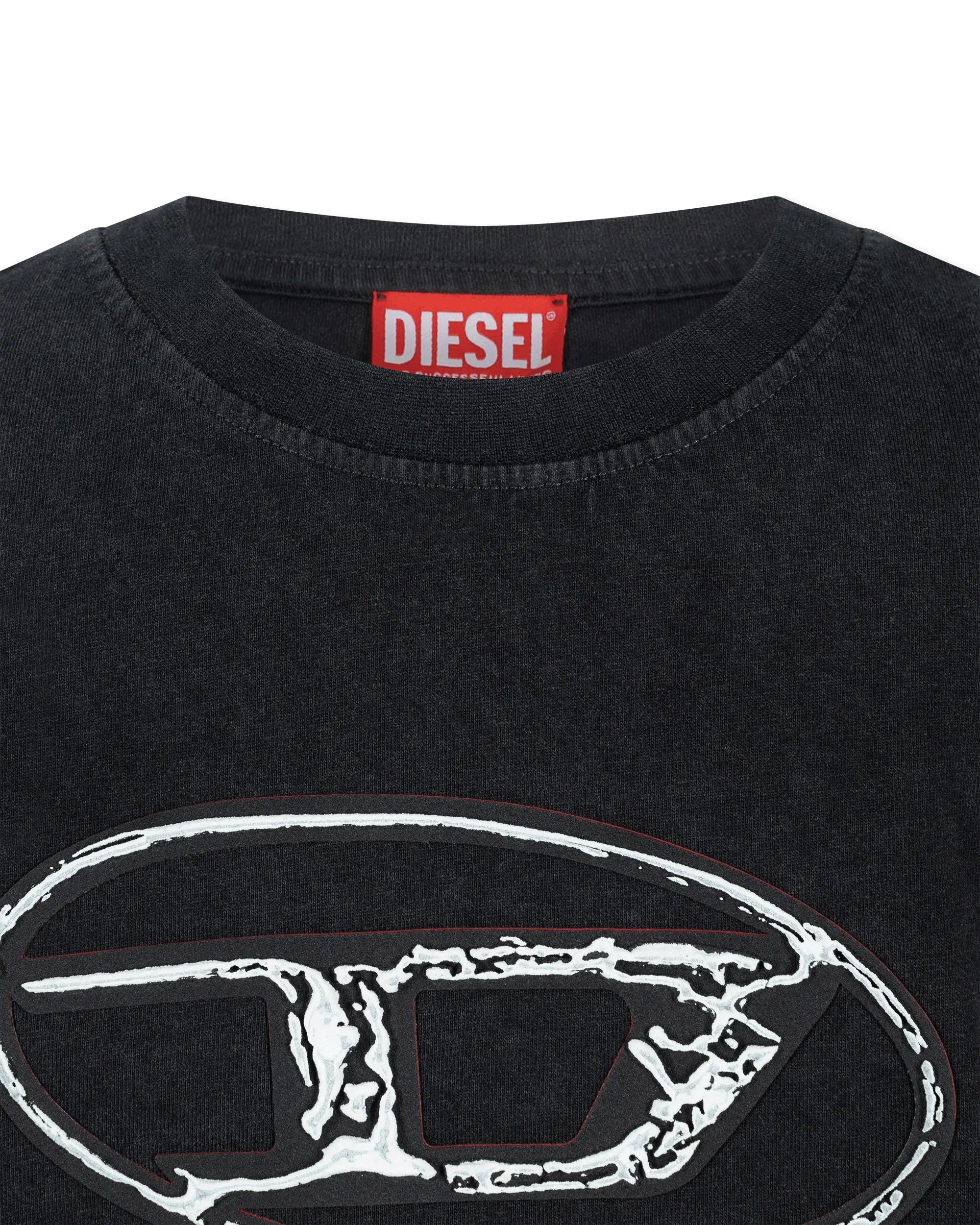 Black Cotton T-Boxt Q22 T-Shirt by Diesel | DIHSAN