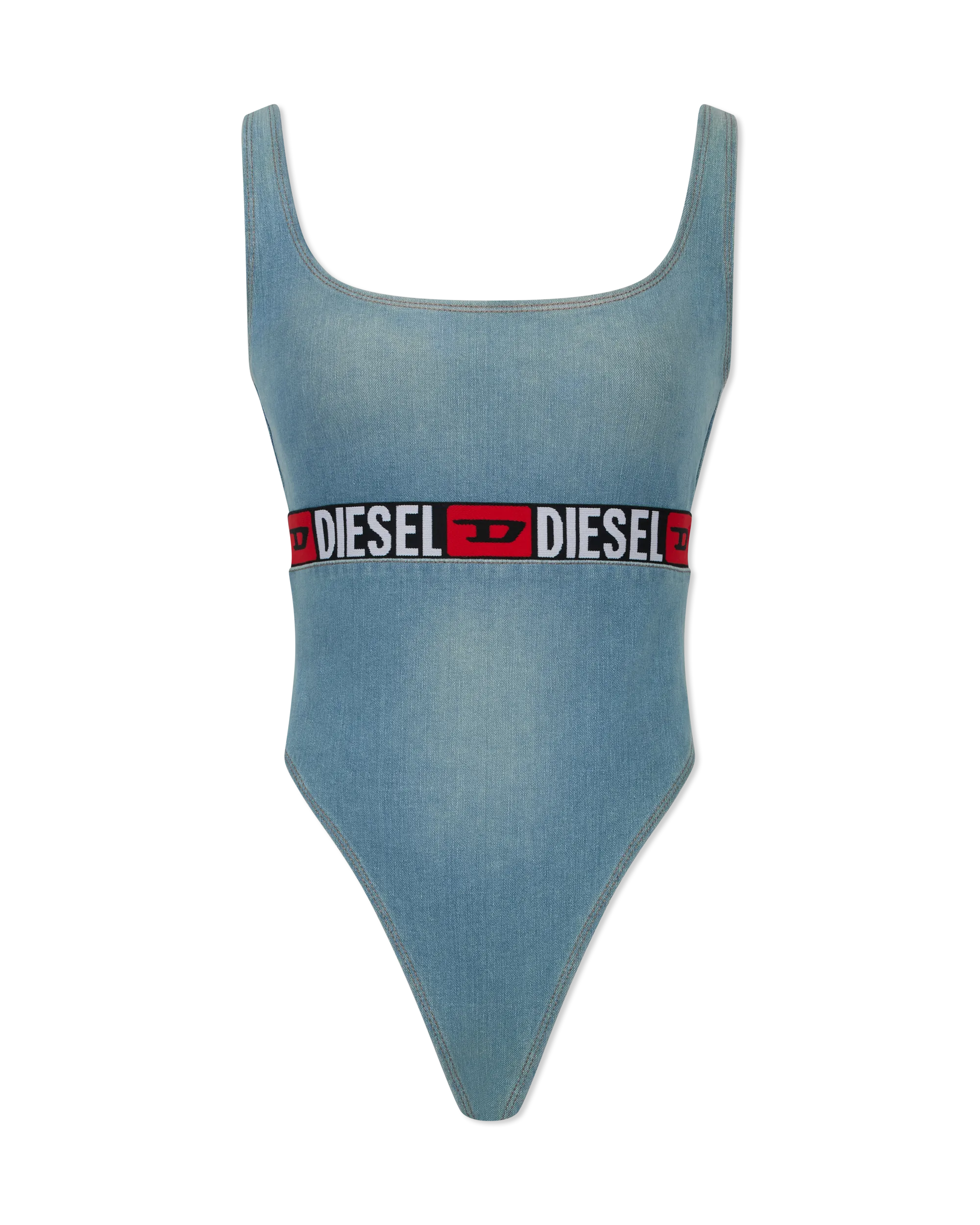 De-Geny S Denim Bodysuit - DIHSAN