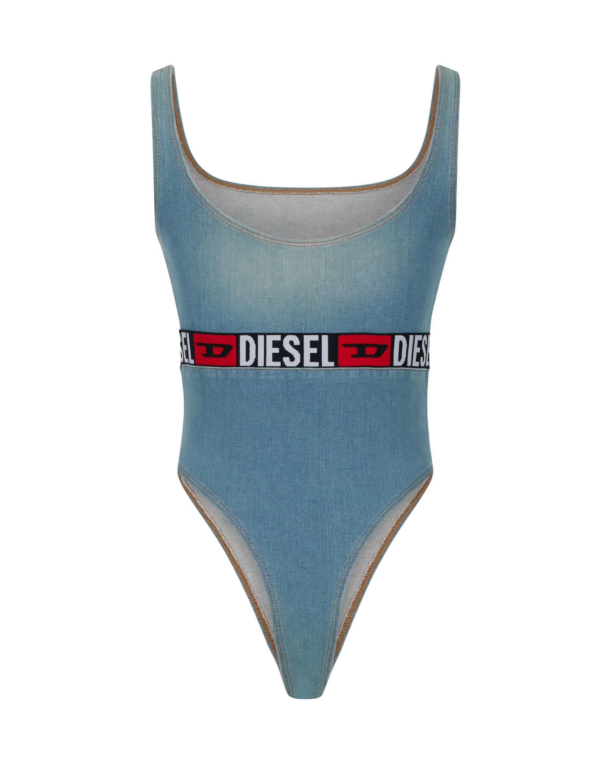 De-Geny S Denim Bodysuit - DIHSAN