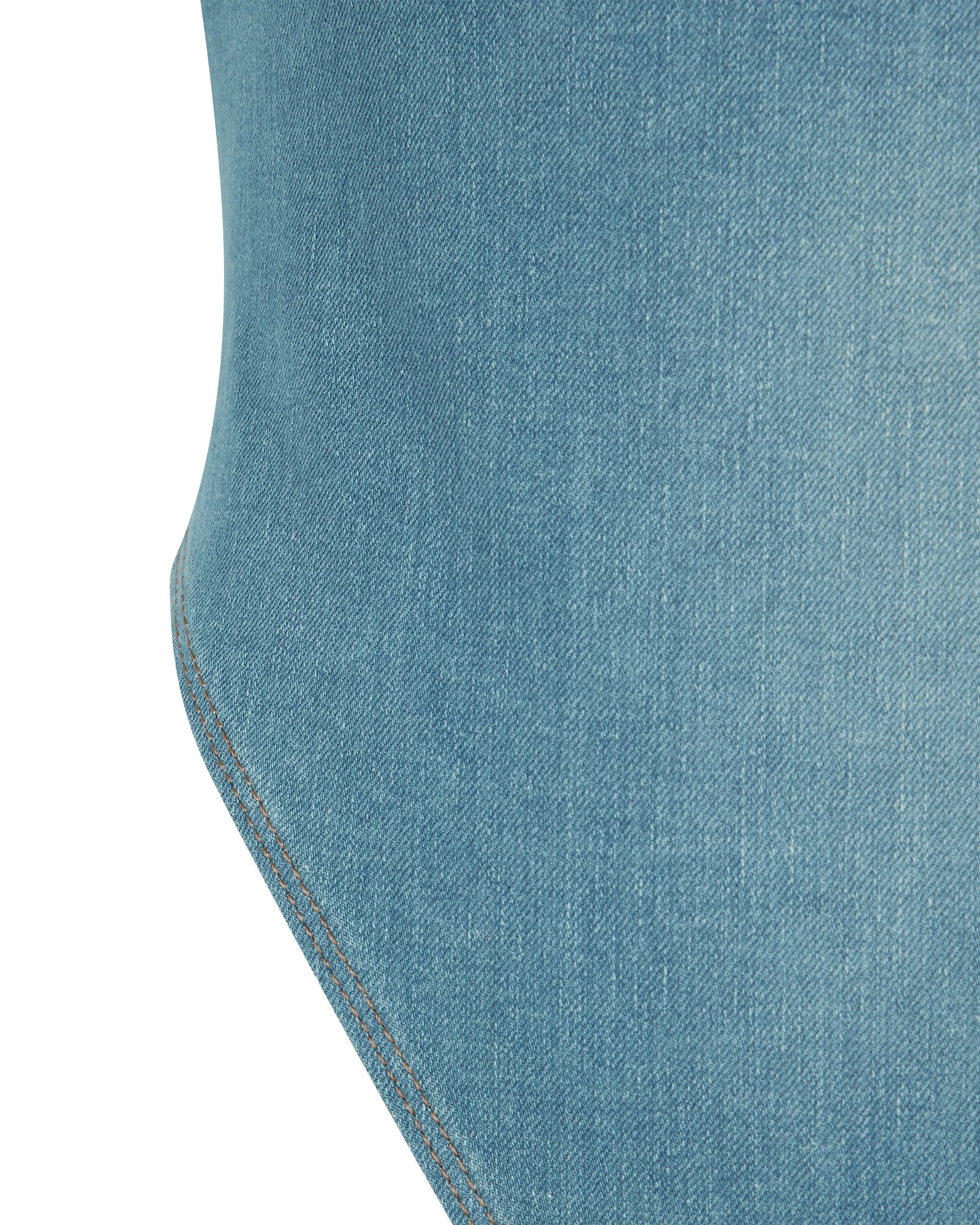 De-Geny S Denim Bodysuit - DIHSAN