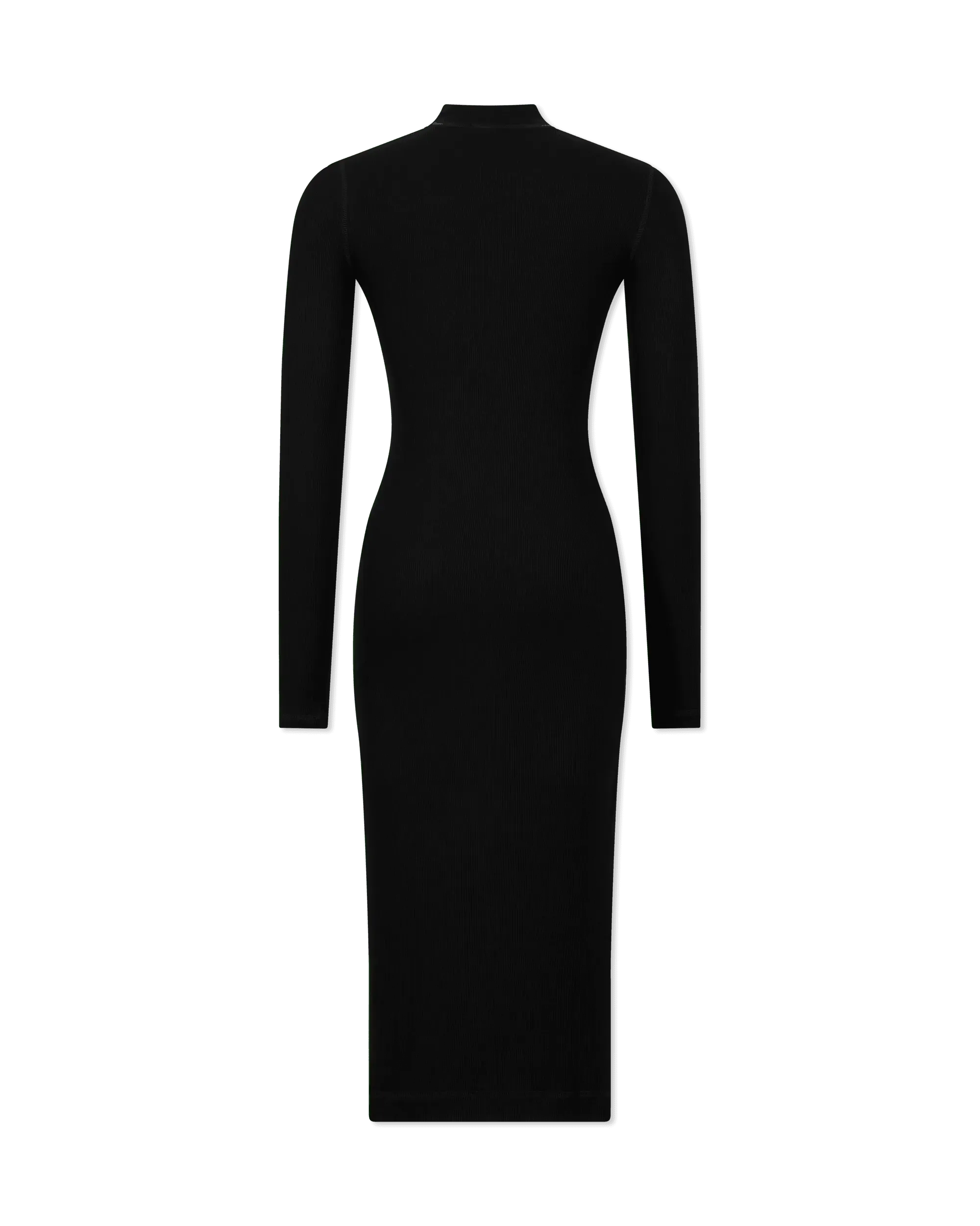D-Mokky Long Sleeve-Microdiv Dress - DIHSAN