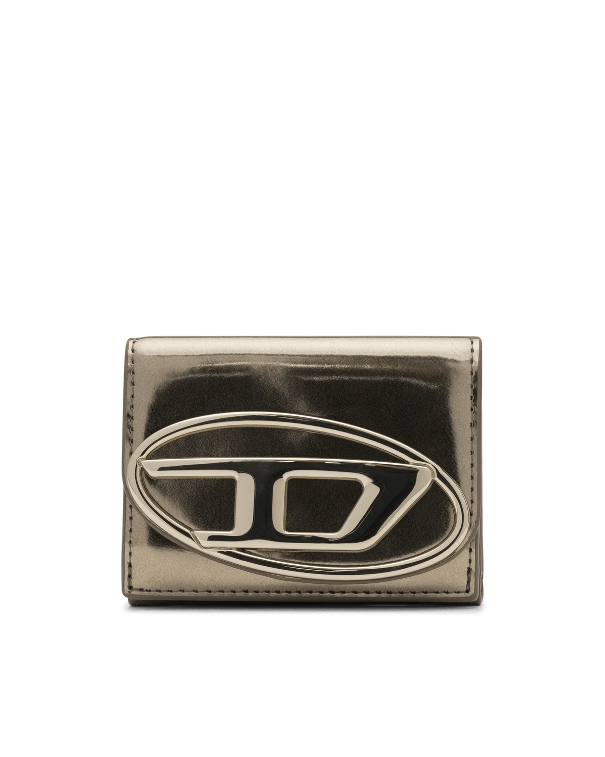 小物 DIESEL 1DR CARD HOLDER BI-FOLD ZIP III Diesel 1DR Bi-Fold Zip Card Holder | Luxury Leather Compact Wallet