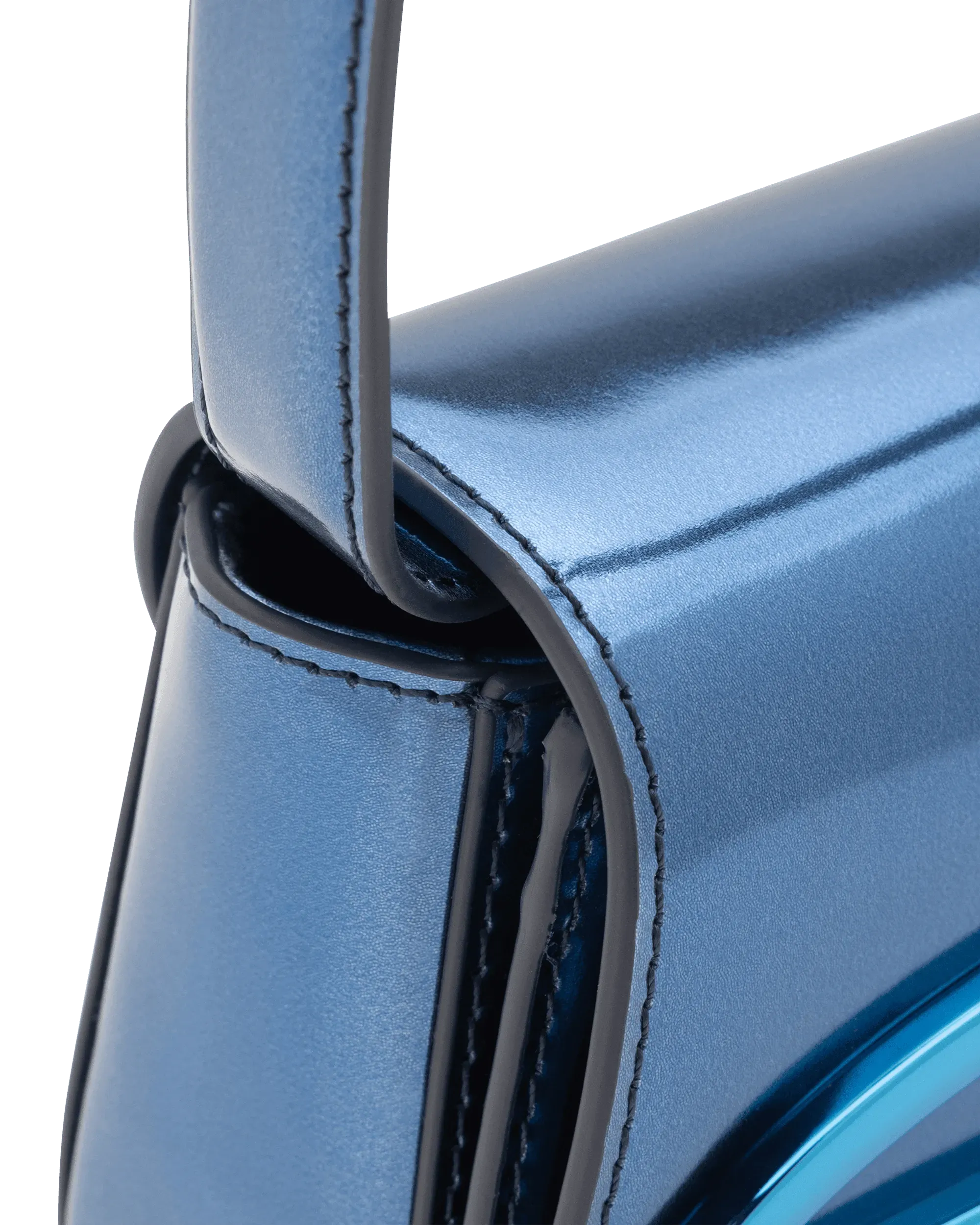 1DR Iconic Mirrored Leather Shoulder Bag - DIHSAN