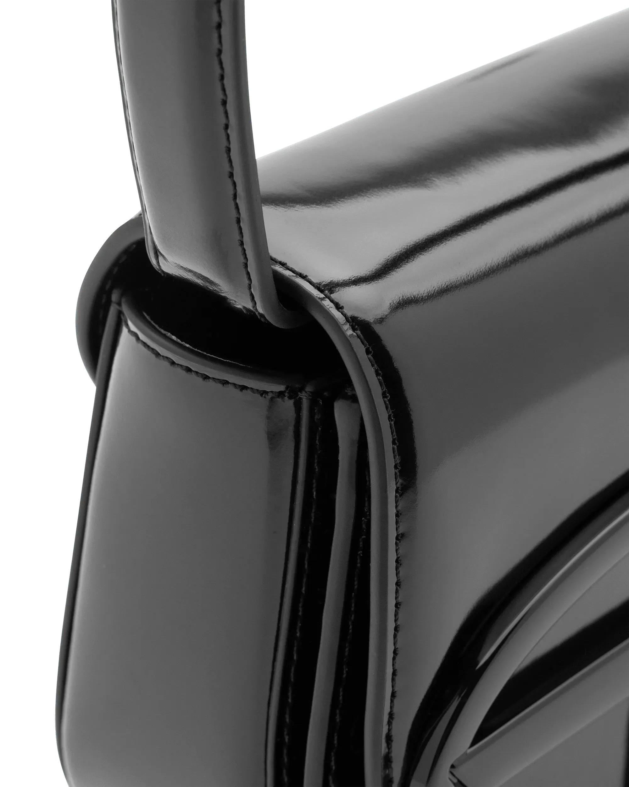 1DR Iconic Mirrored Leather Shoulder Bag - DIHSAN