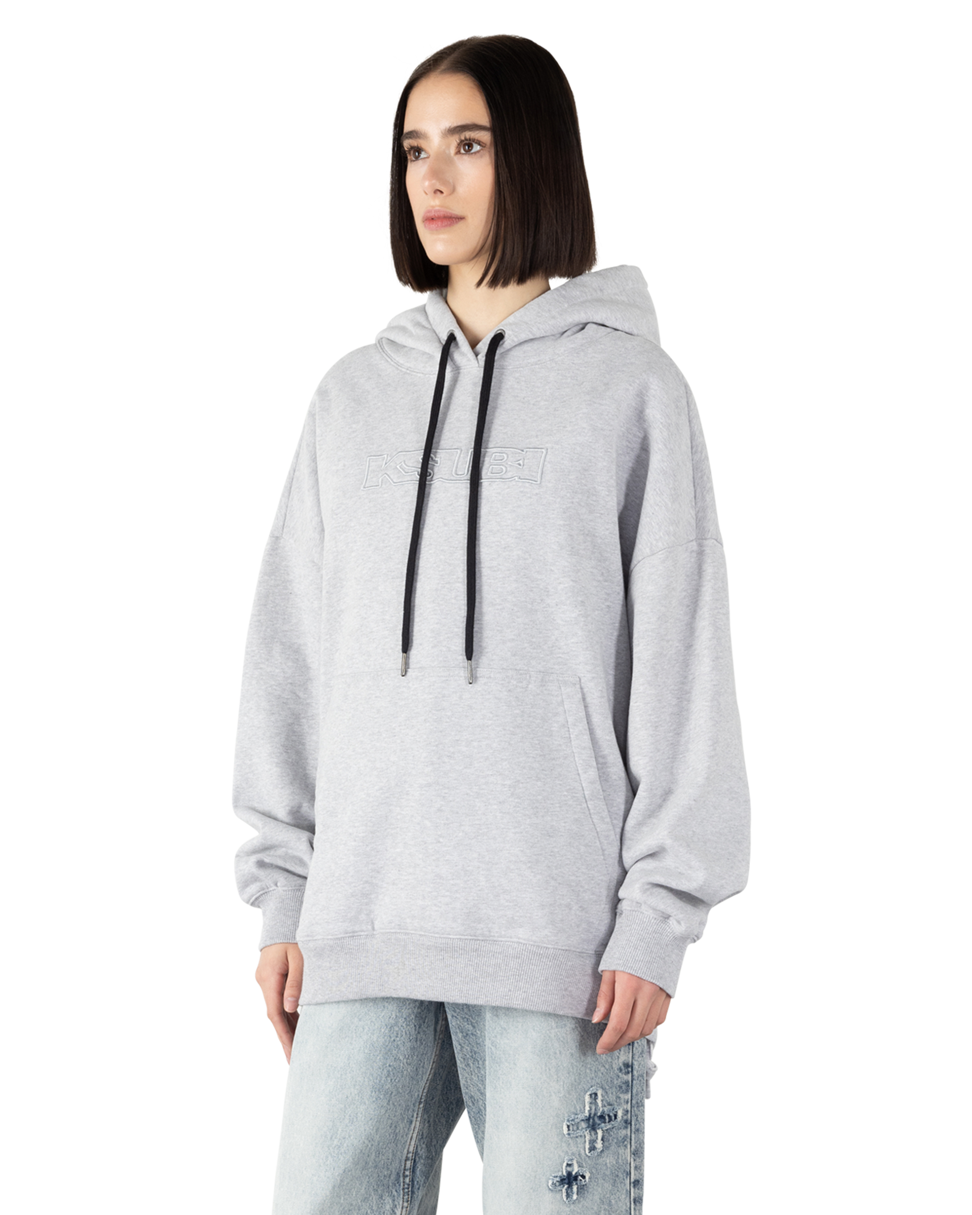 Ksubi Jeans Sign Of The Times Hoodie Grey Marle