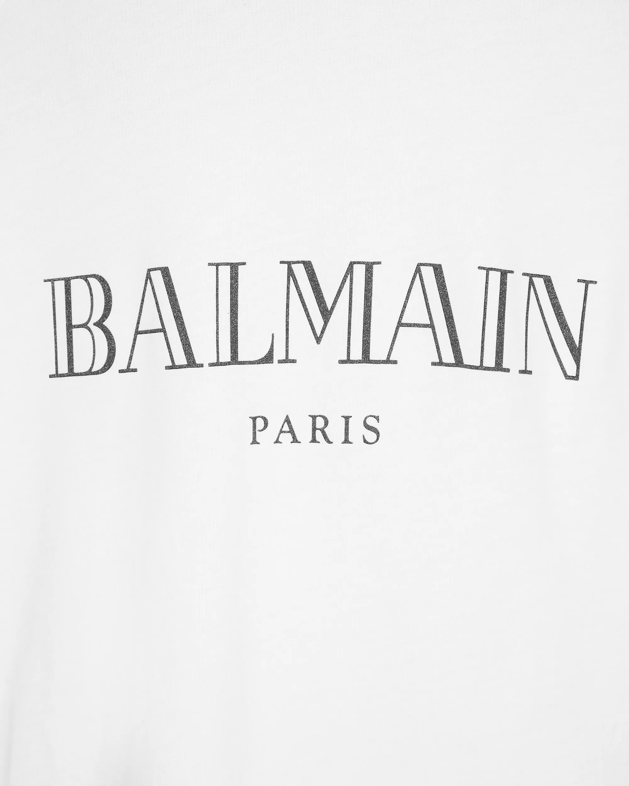 White Cotton Lightweight Logo Sweatshirt by Balmain | DIHSAN