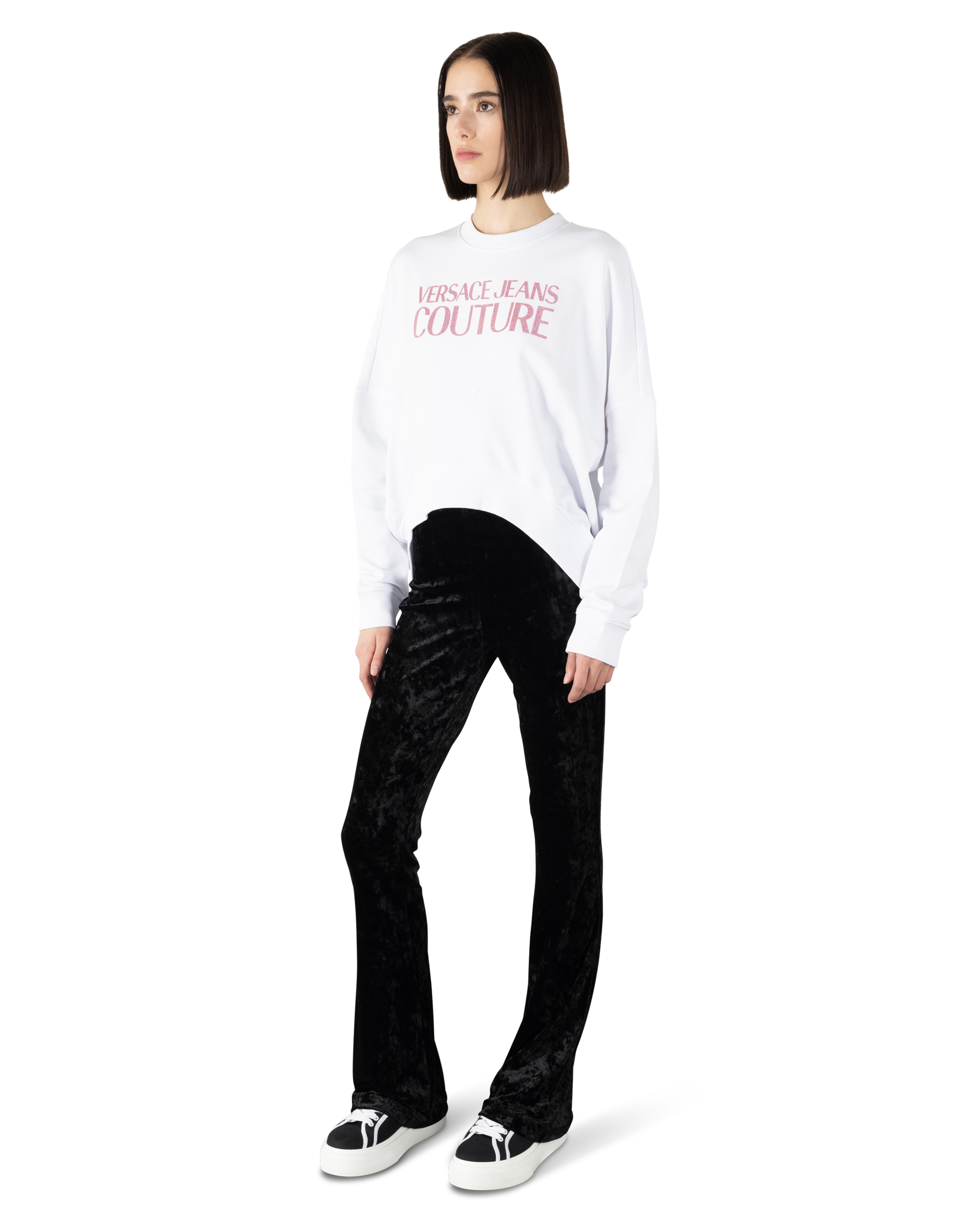 High-Low Versace Jeans Couture Sweatshirt