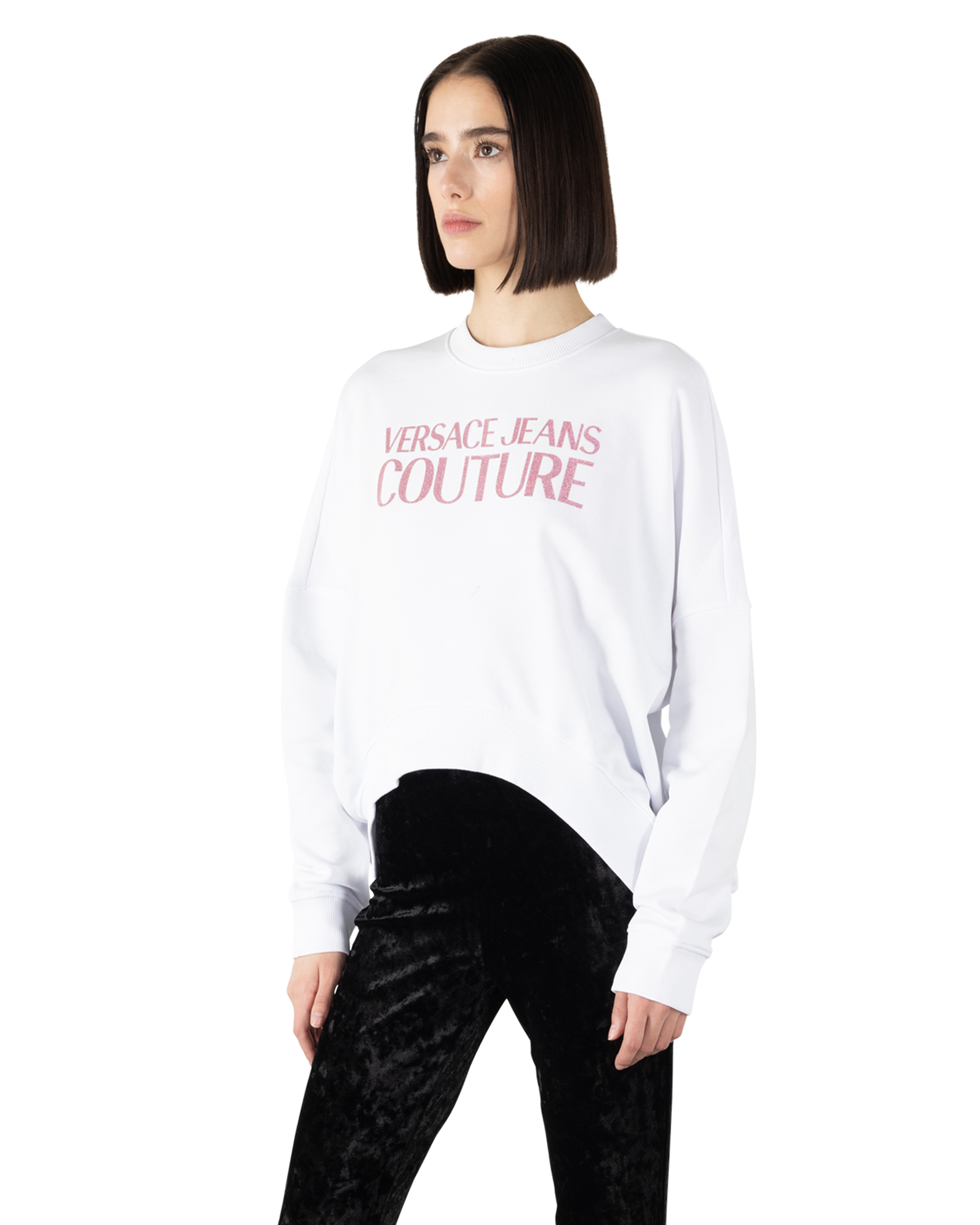 High-Low Versace Jeans Couture Sweatshirt