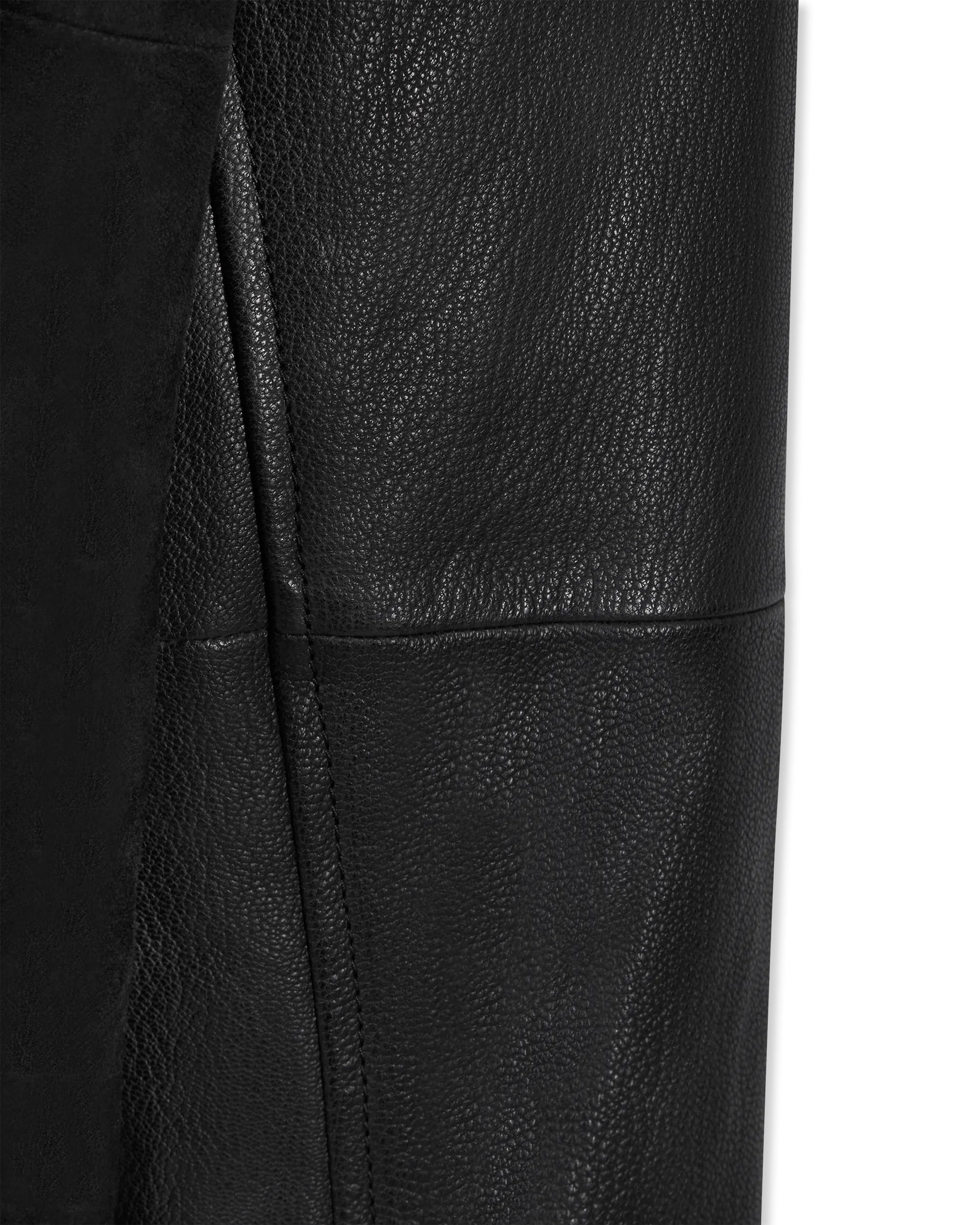 Loder Varsity Hooded Leather Jacket - DIHSAN