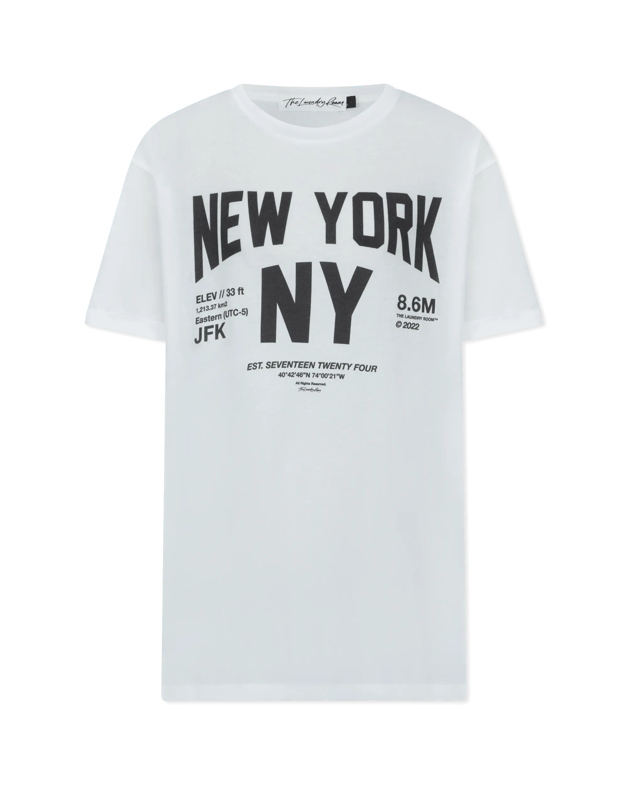 Welcome to New York Oversized Tee - DIHSAN