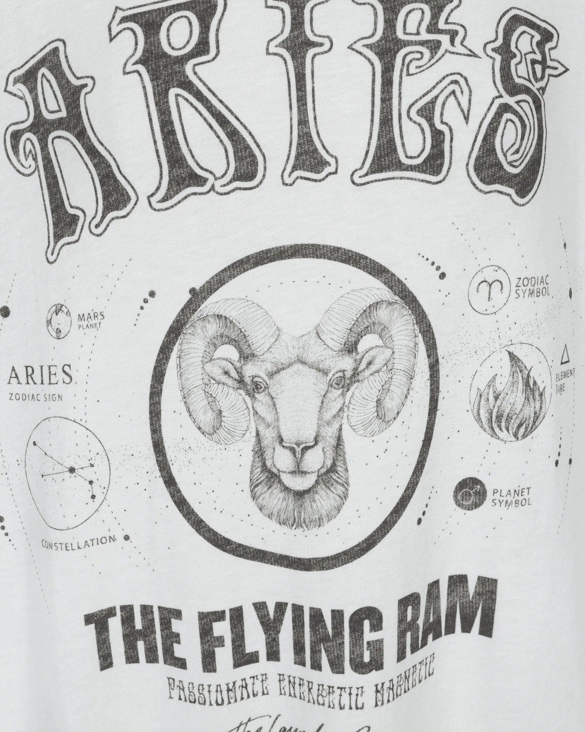 Aries Oversized Tee - DIHSAN