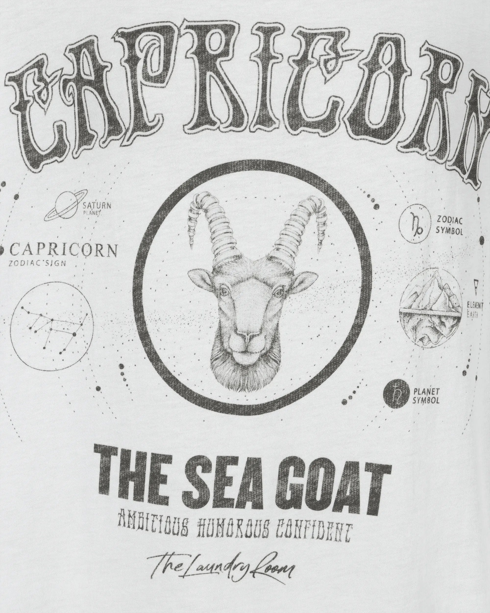 Capricorn Oversized Tee - DIHSAN