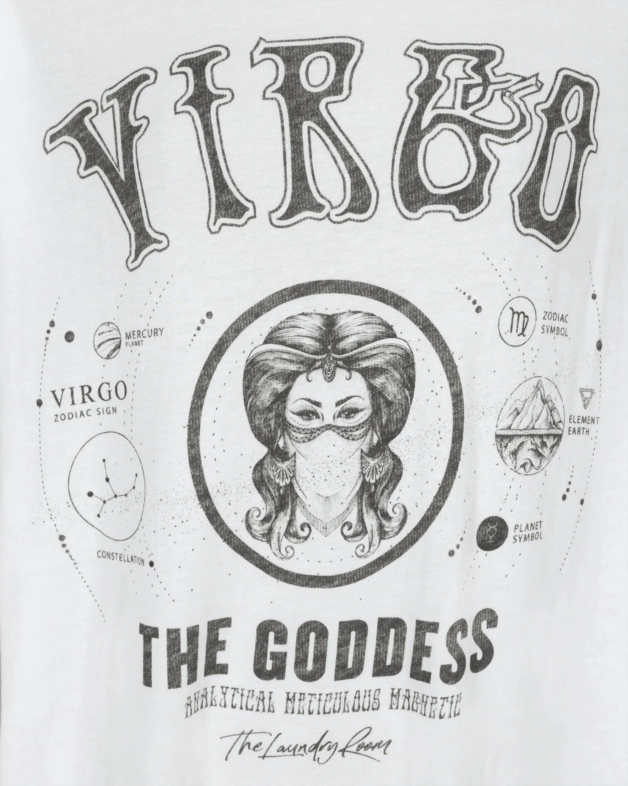 Virgo Oversized Tee - DIHSAN