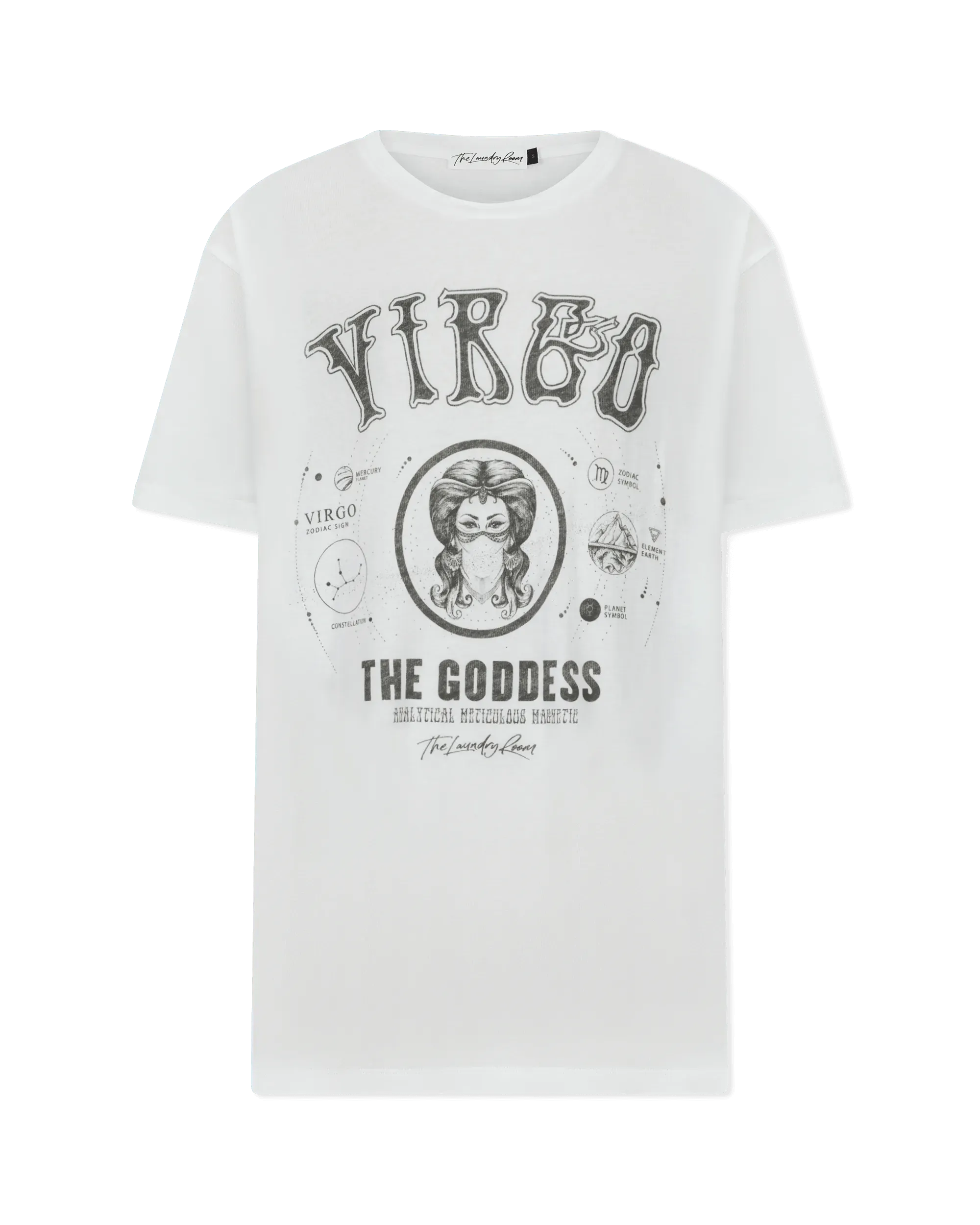 Virgo Oversized Tee - DIHSAN