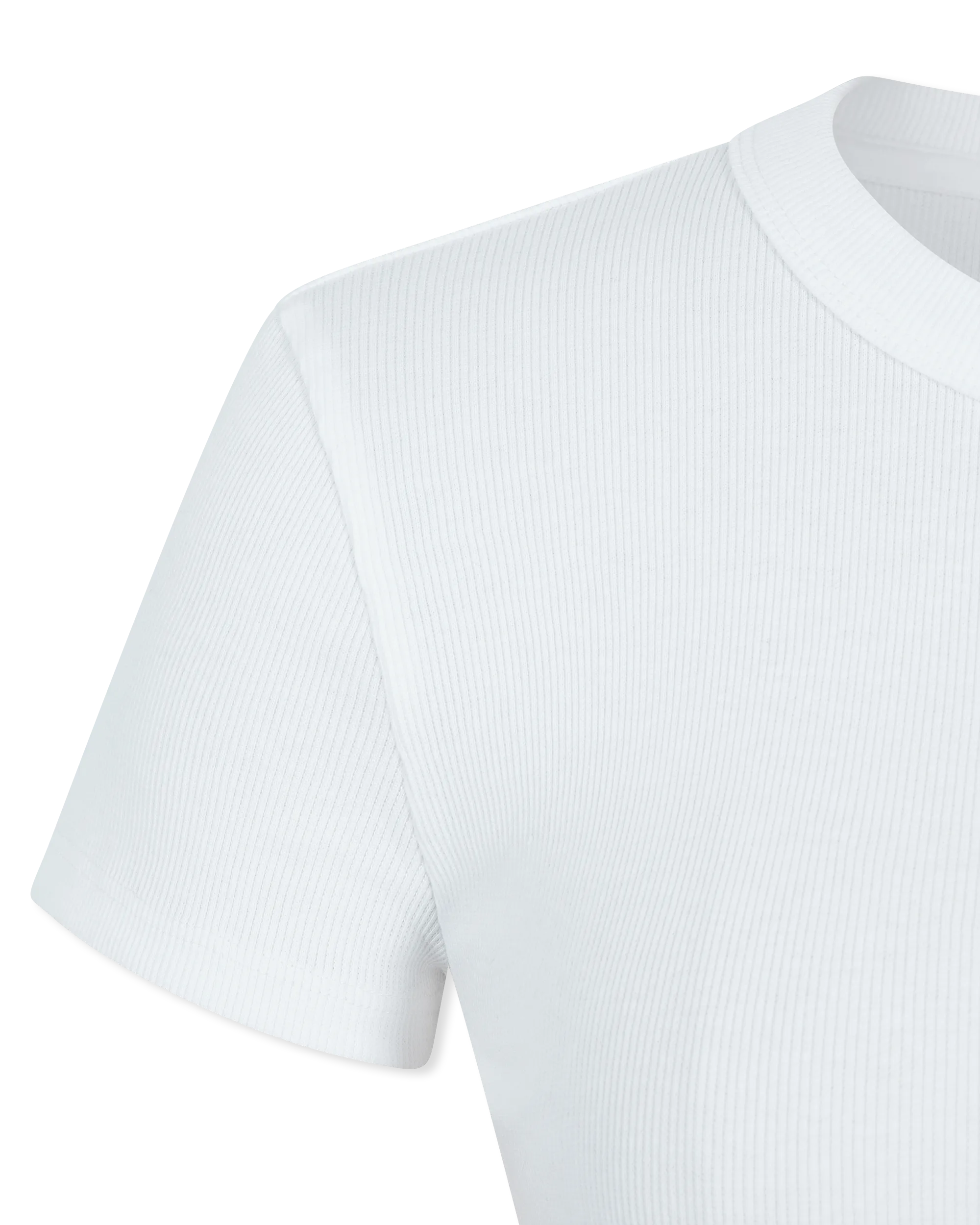 Baby Tee-B Cropped T-Shirt - DIHSAN