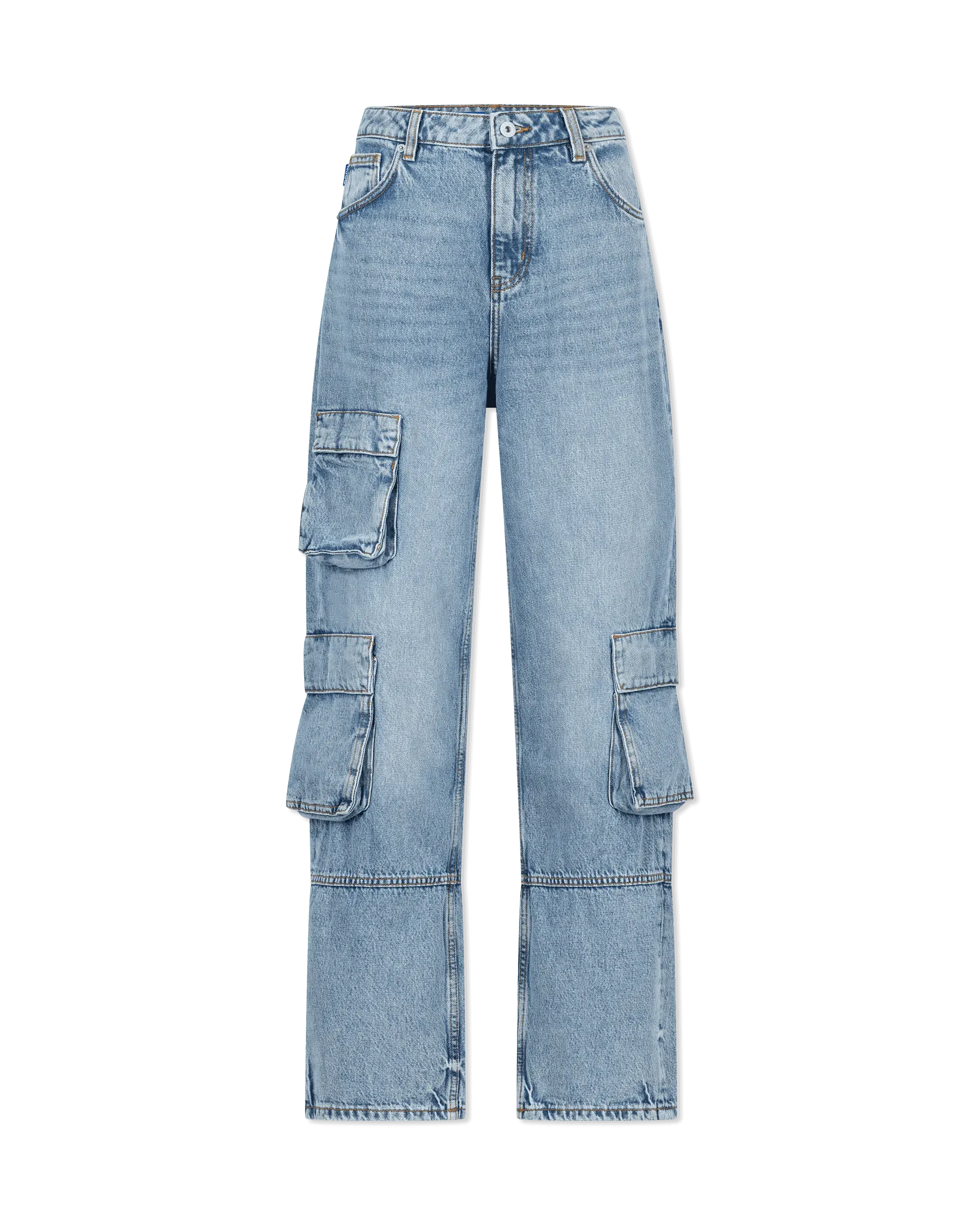 Leni 1-B Cargo Jeans - DIHSAN