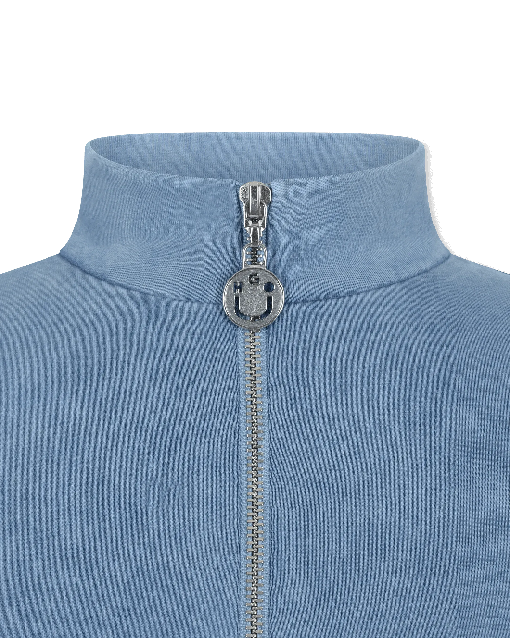Nalinia Half Zip Turtleneck Top - DIHSAN
